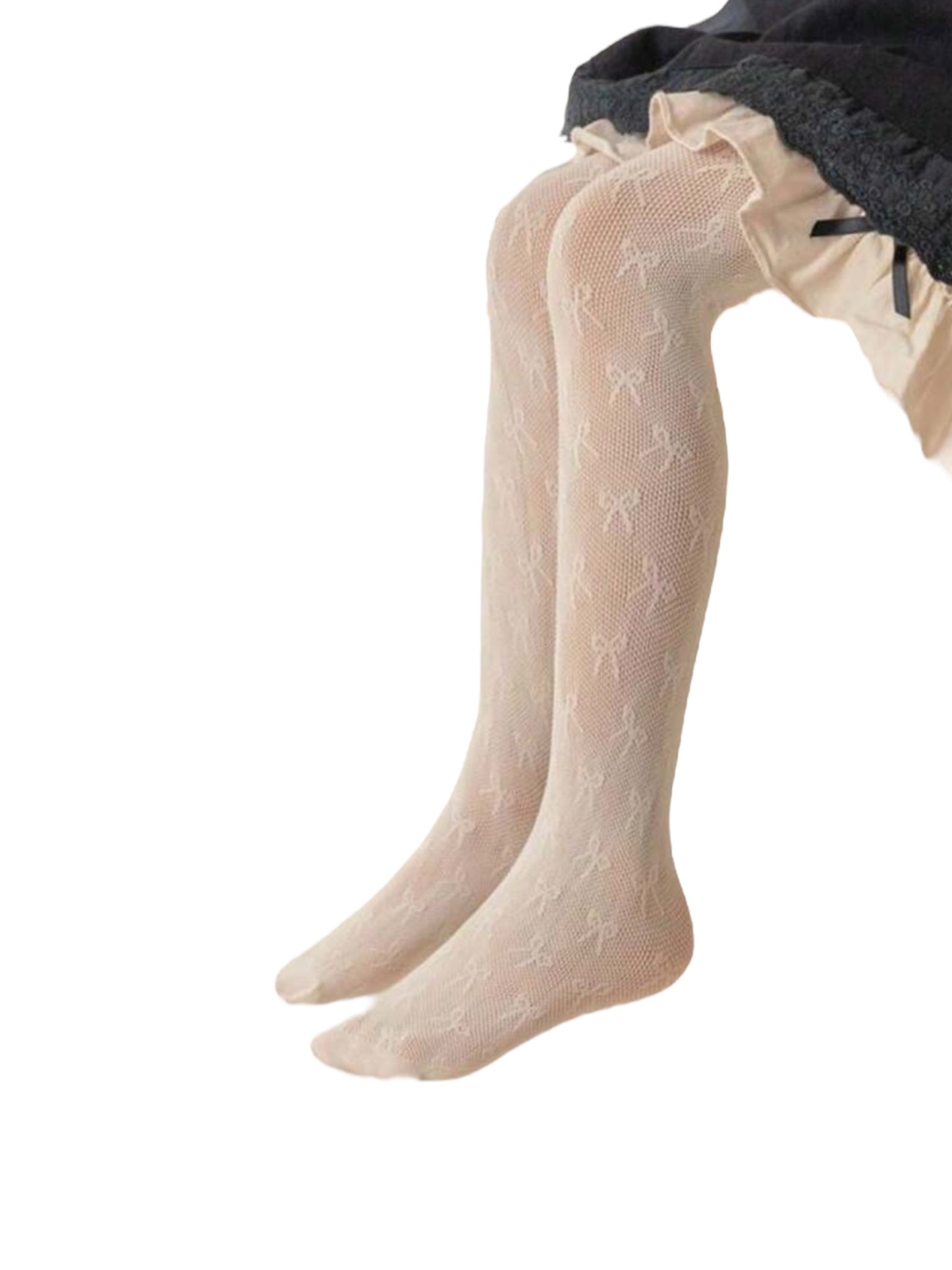 Ginger bow girls stockings 2k5