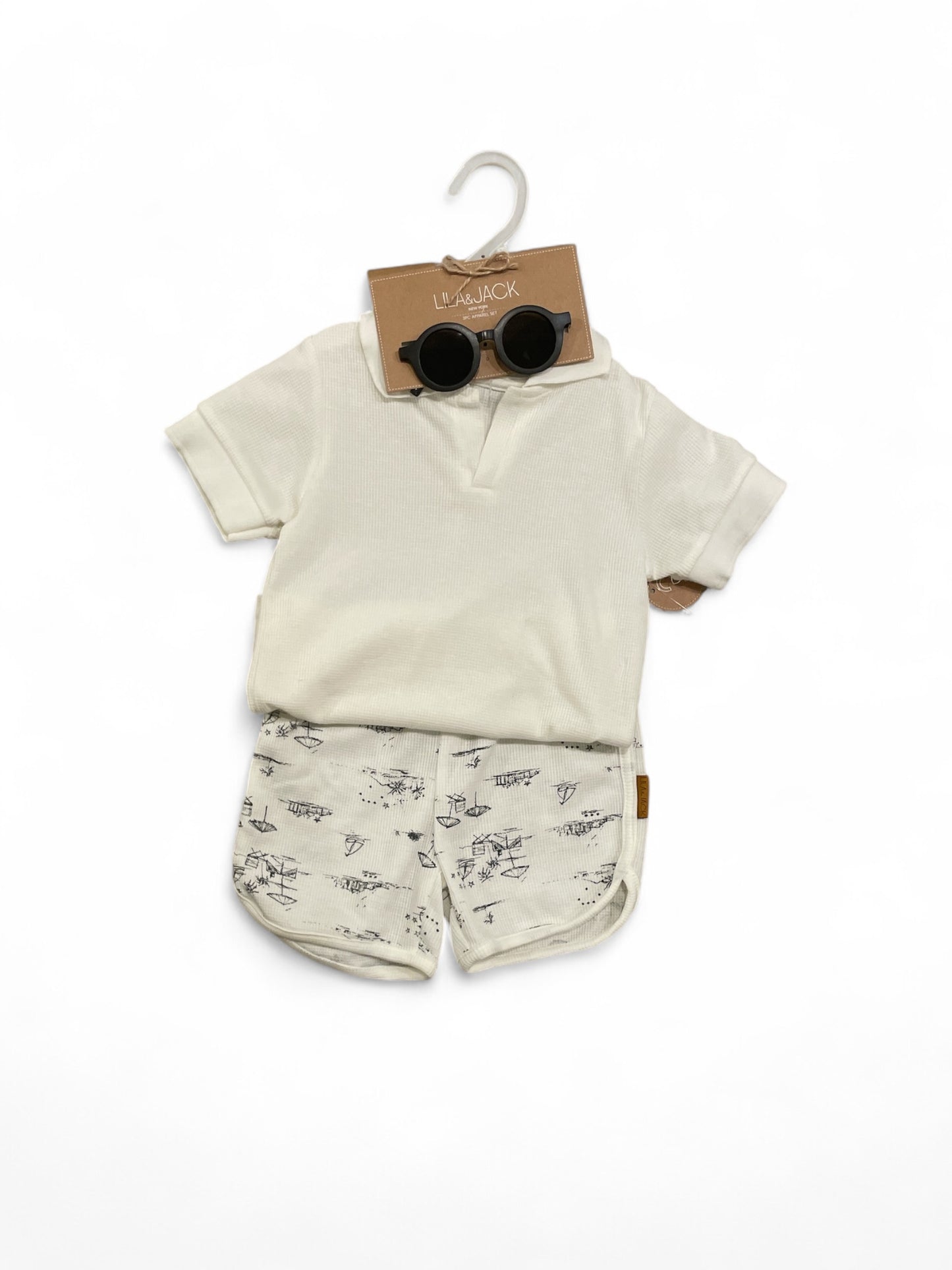 Lila&jack bog baby set 3pc including sunglasses