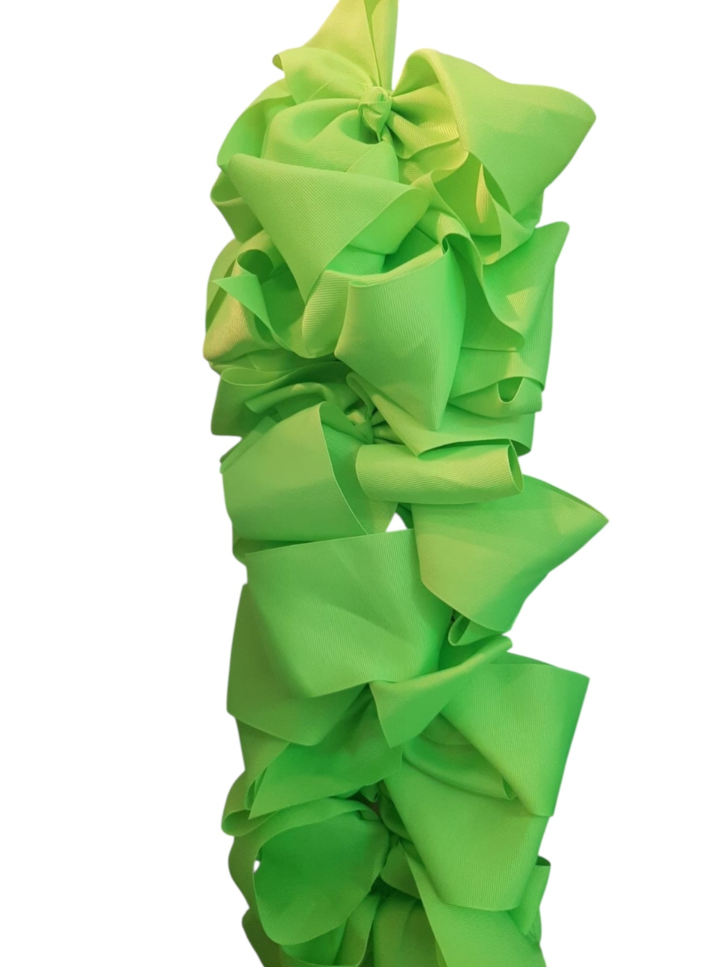 Neon green big bow