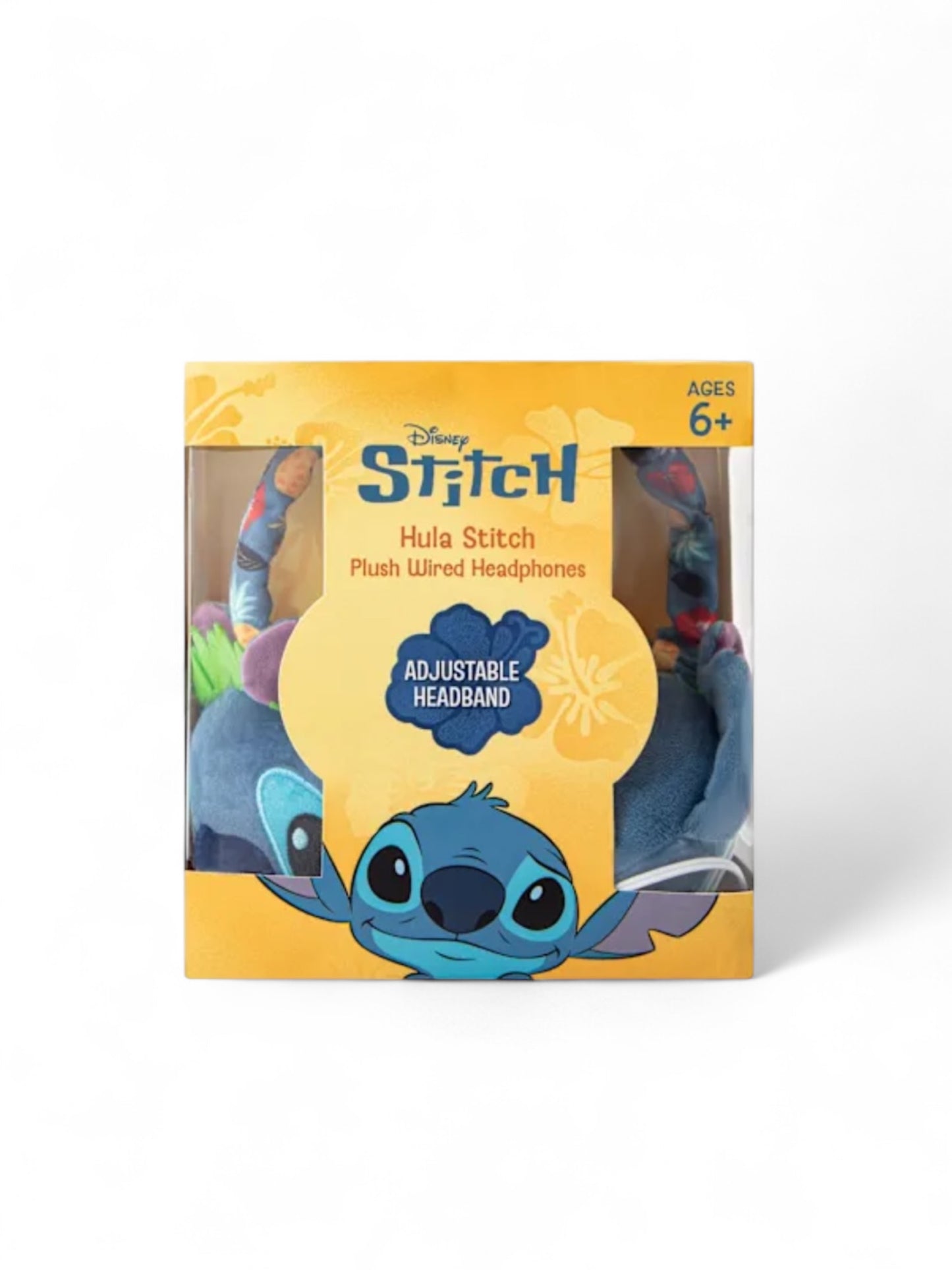 Blue plushy stitch headphone