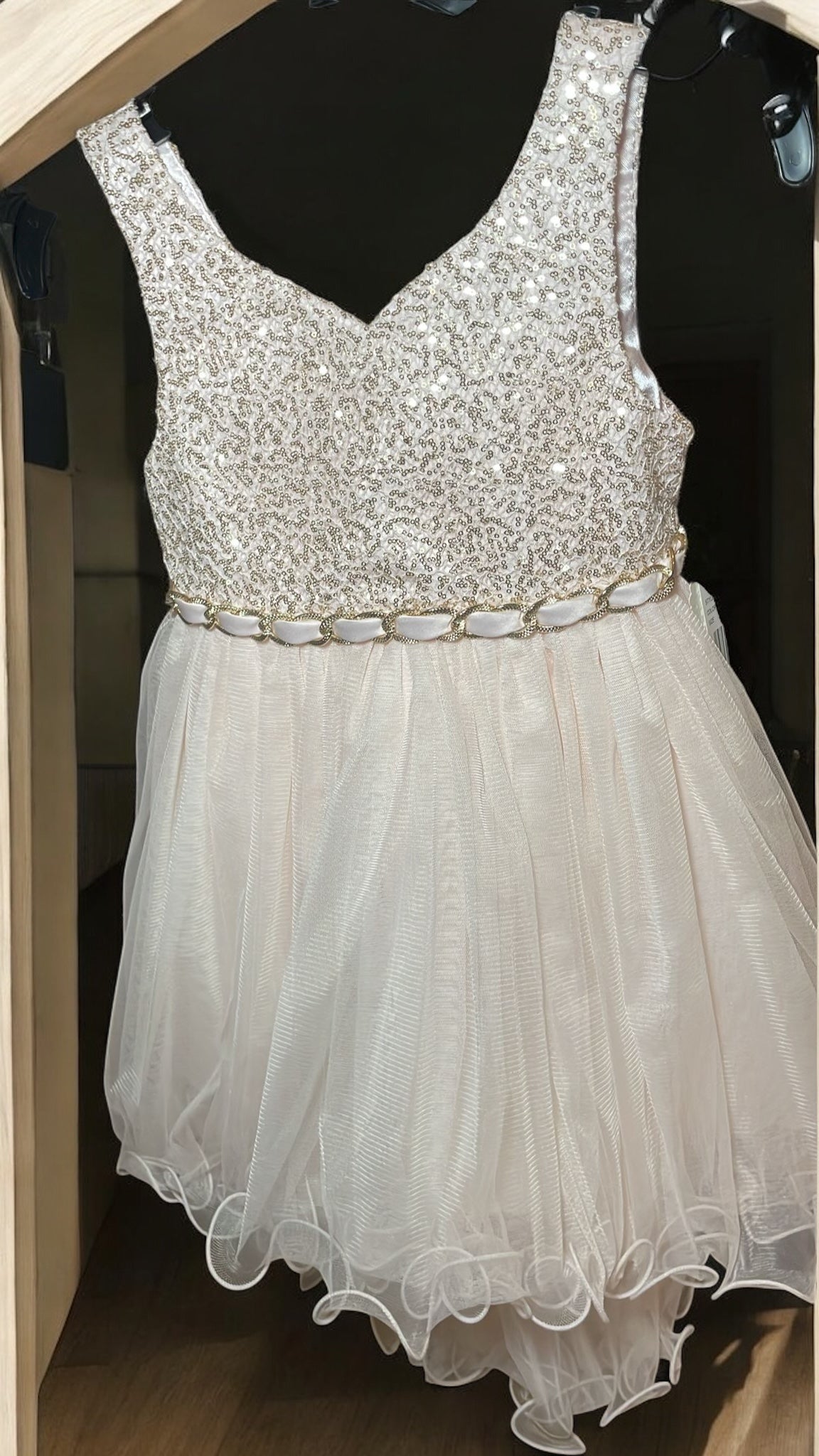 American princess girl formal dress