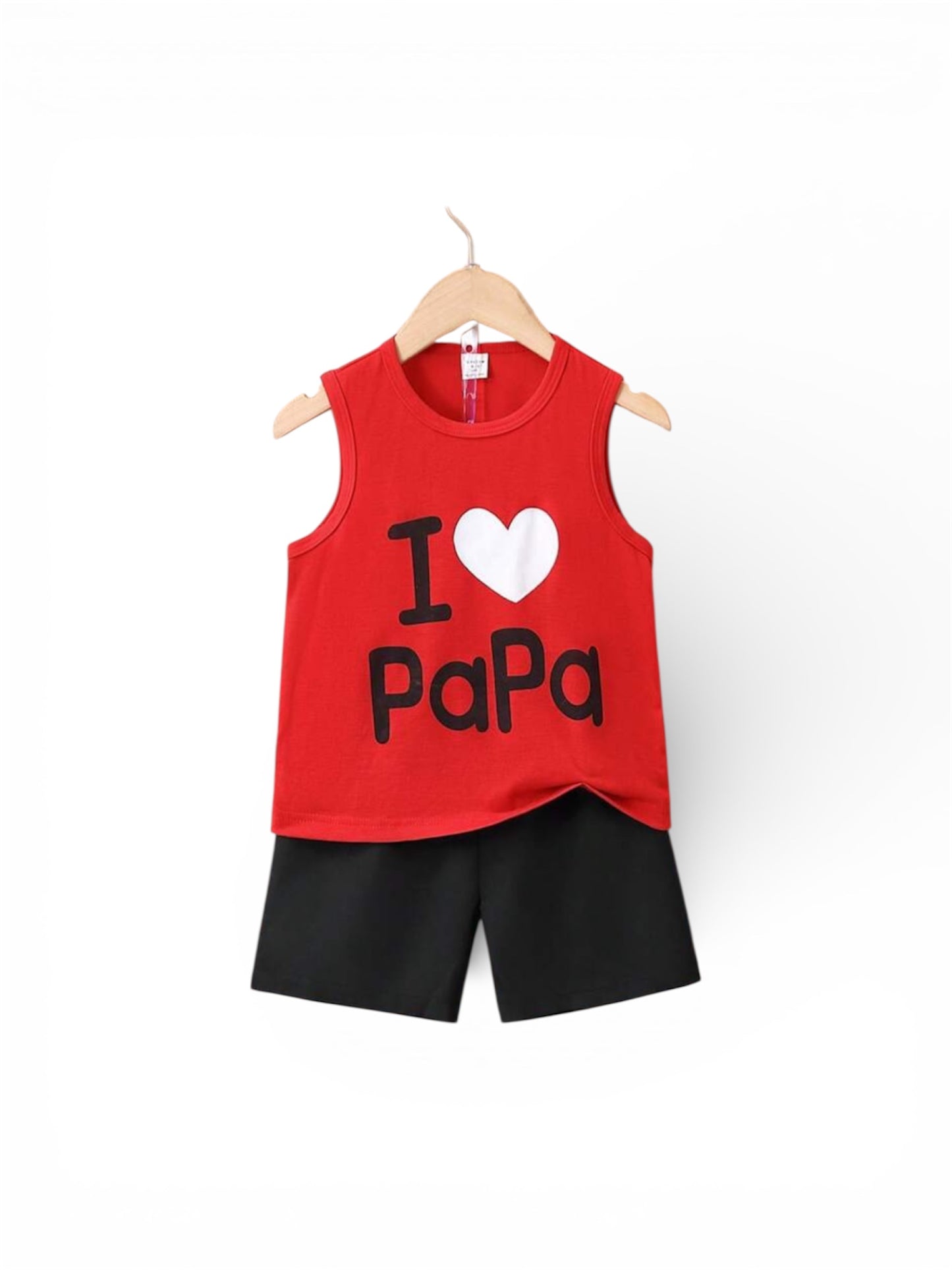 I love papa 2 pc boys set