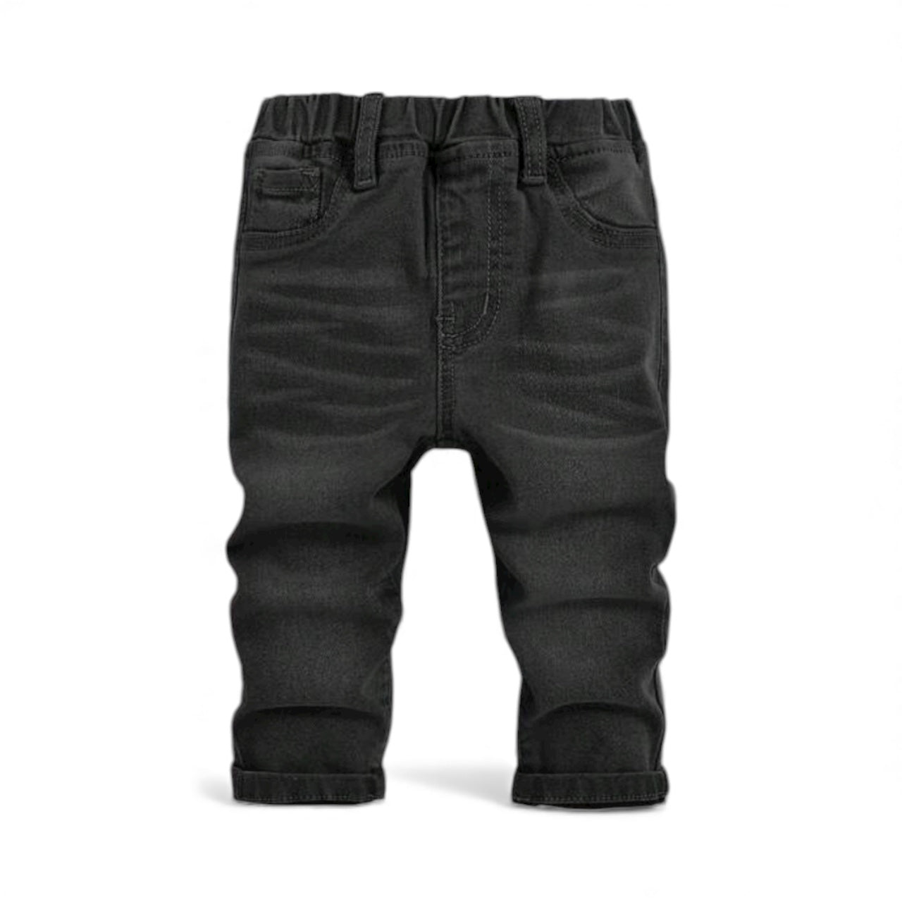 Black denim baby boy long pants