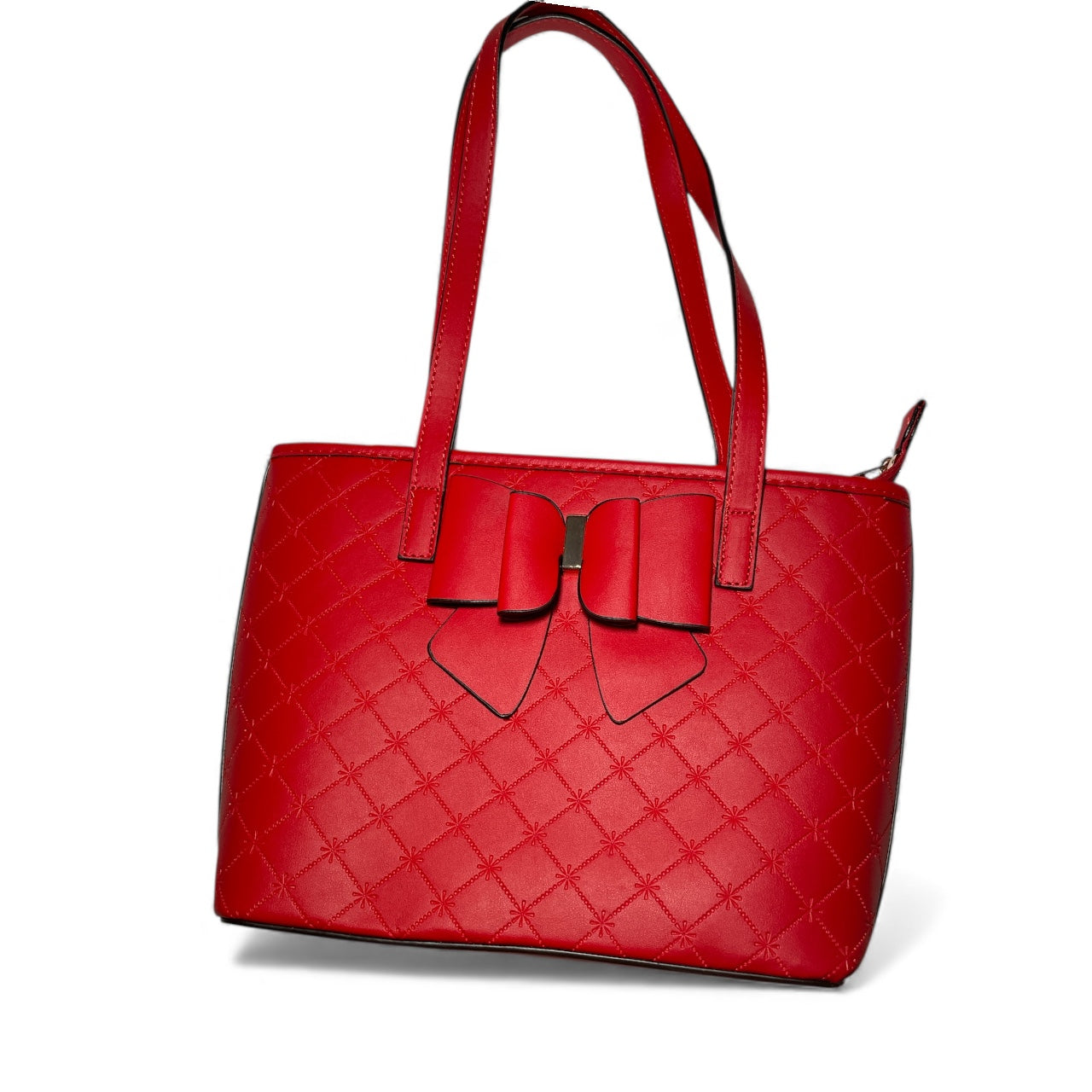 Red bow ladies hand bag