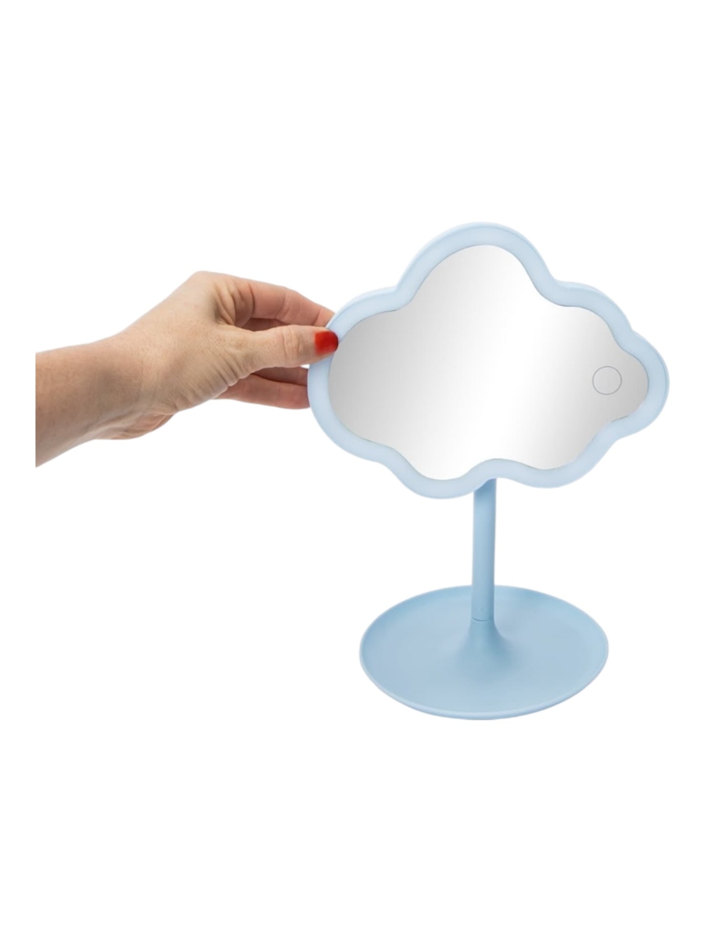 Led cloud girls vanity mirror
