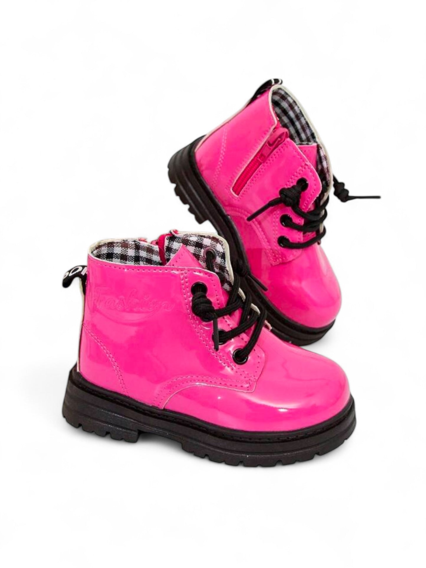 Hot pink toddler girl boots