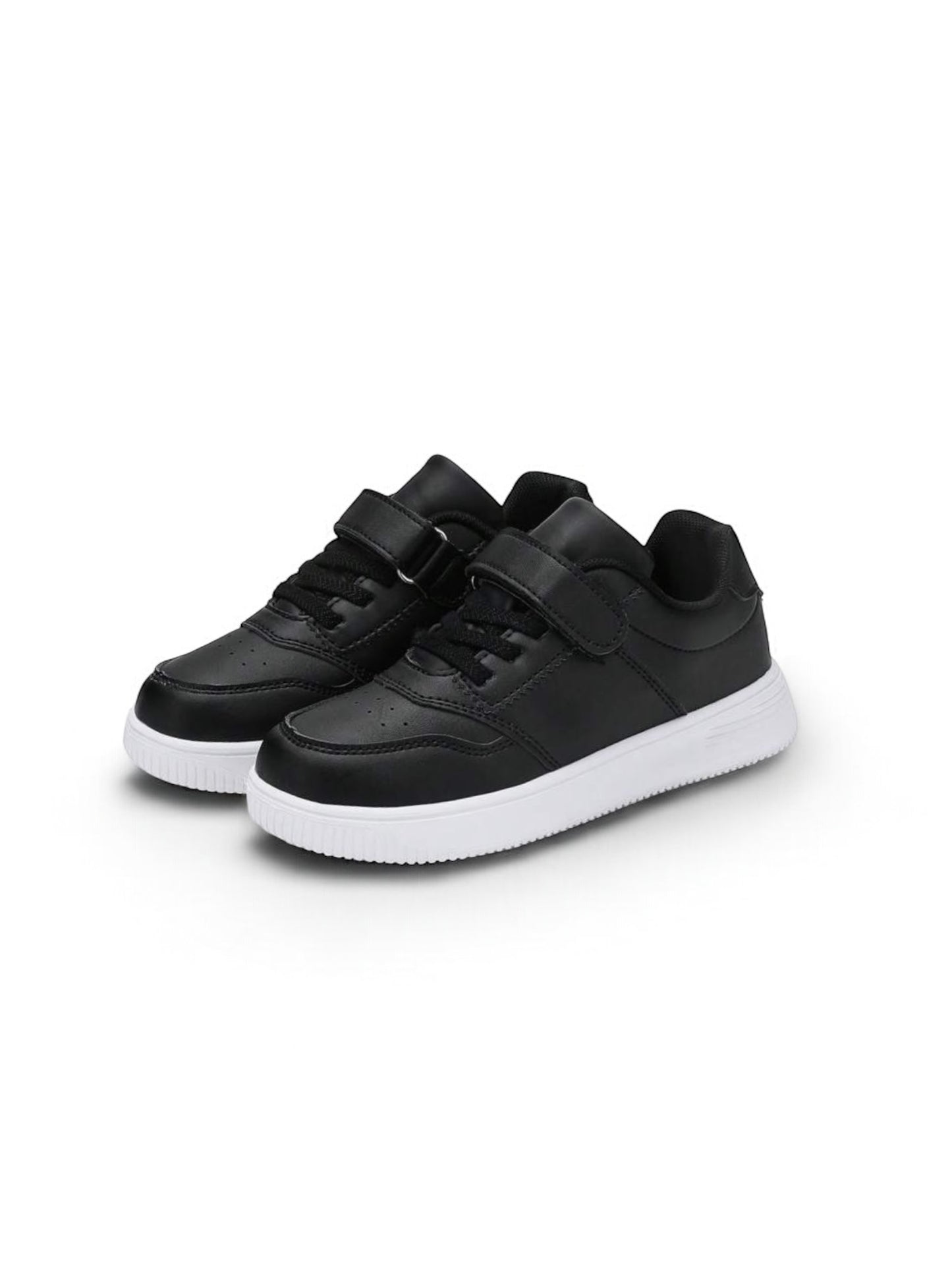 Black and white toddler boy sneakers 2k5