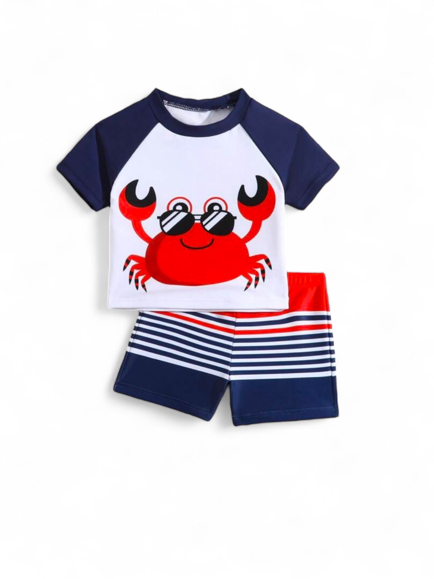 Mr crab baby swimsuit set