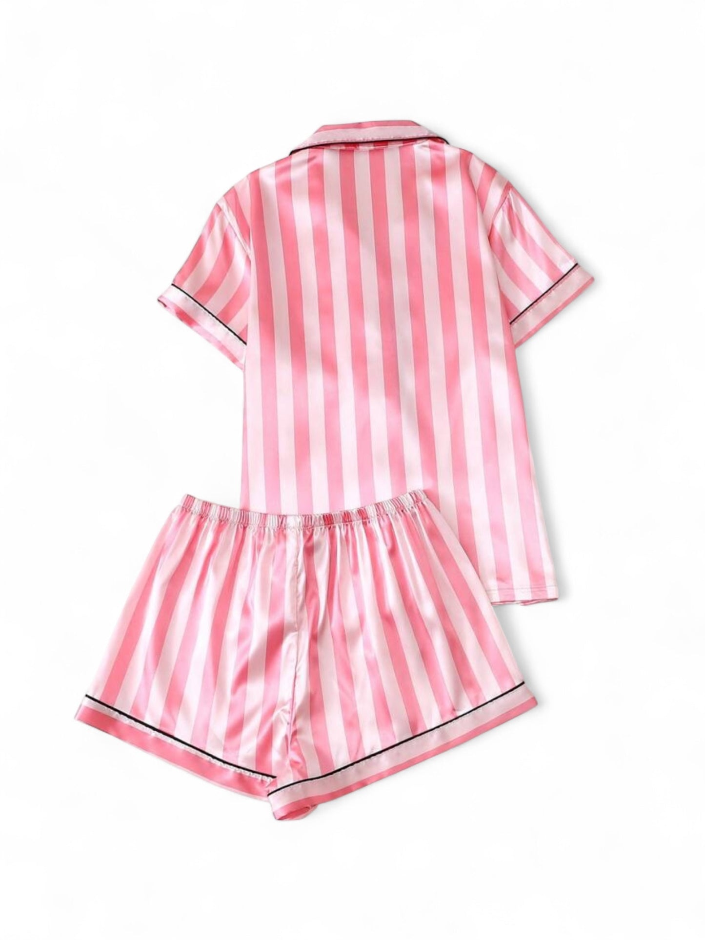 Pink stripe teen girls pj