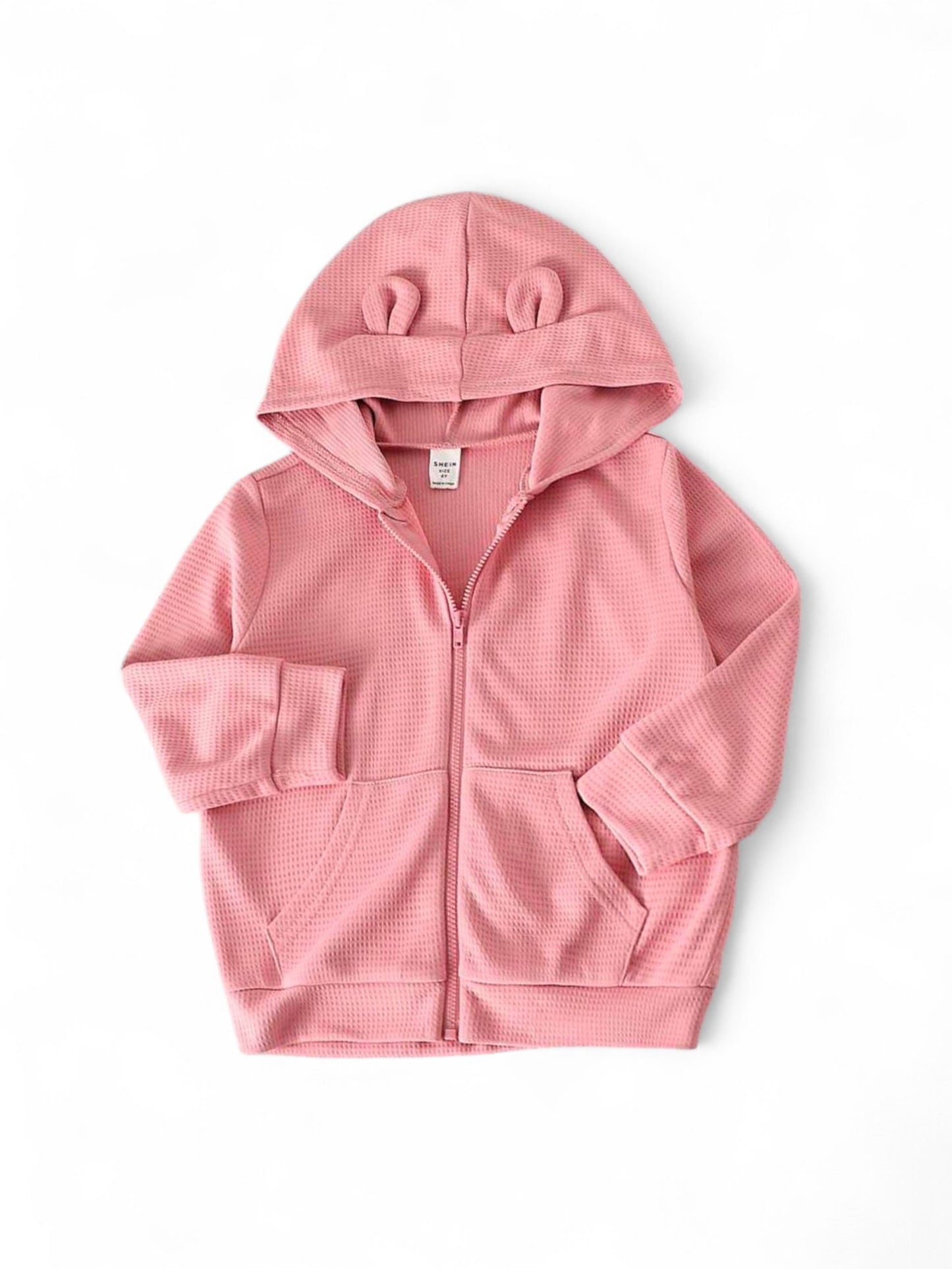 Pink hoodie girl sweater