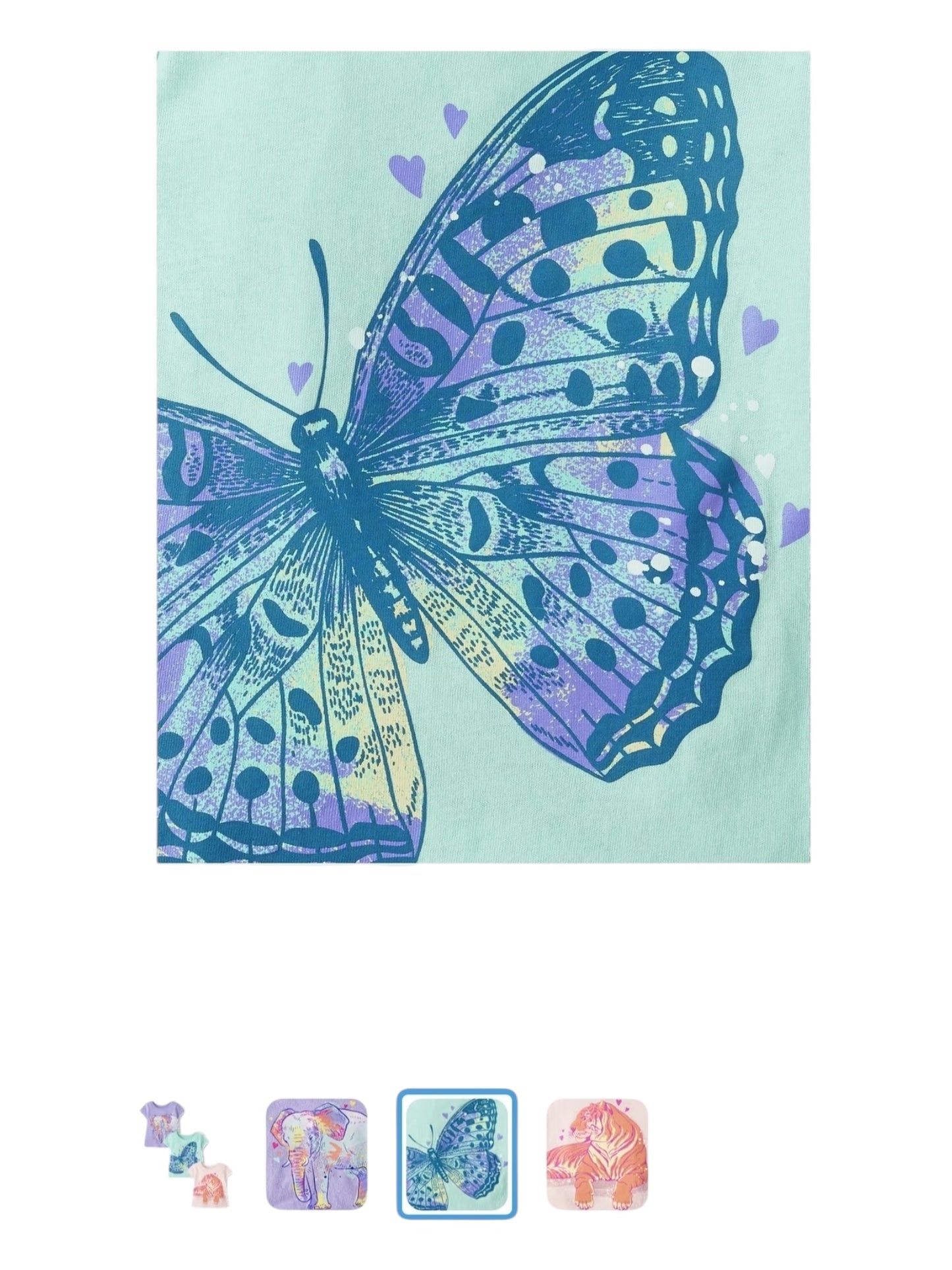 Butterfly girls shirt