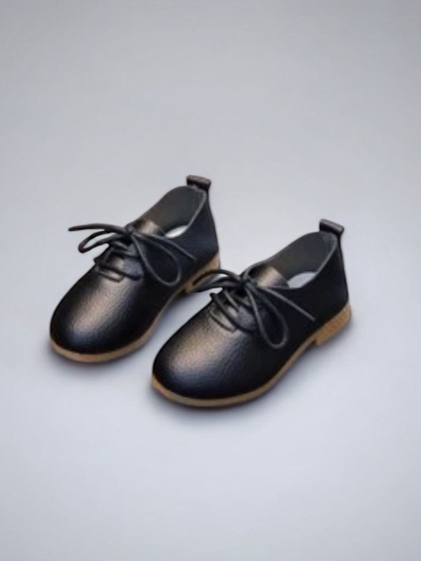 Boy black formal shoes with lace 2k5