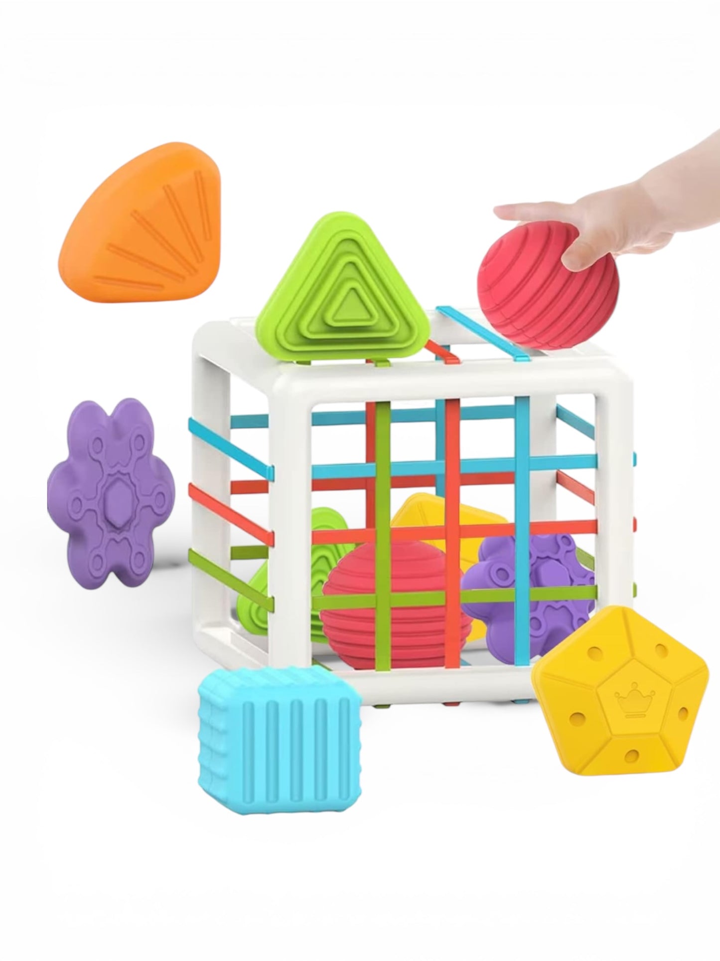 Montessori multicolor & shaped baby toy