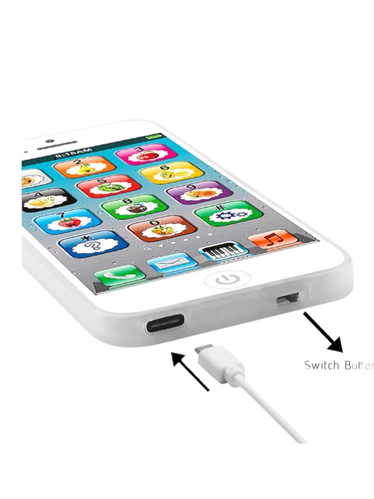 Baby toy phone comes with charger
