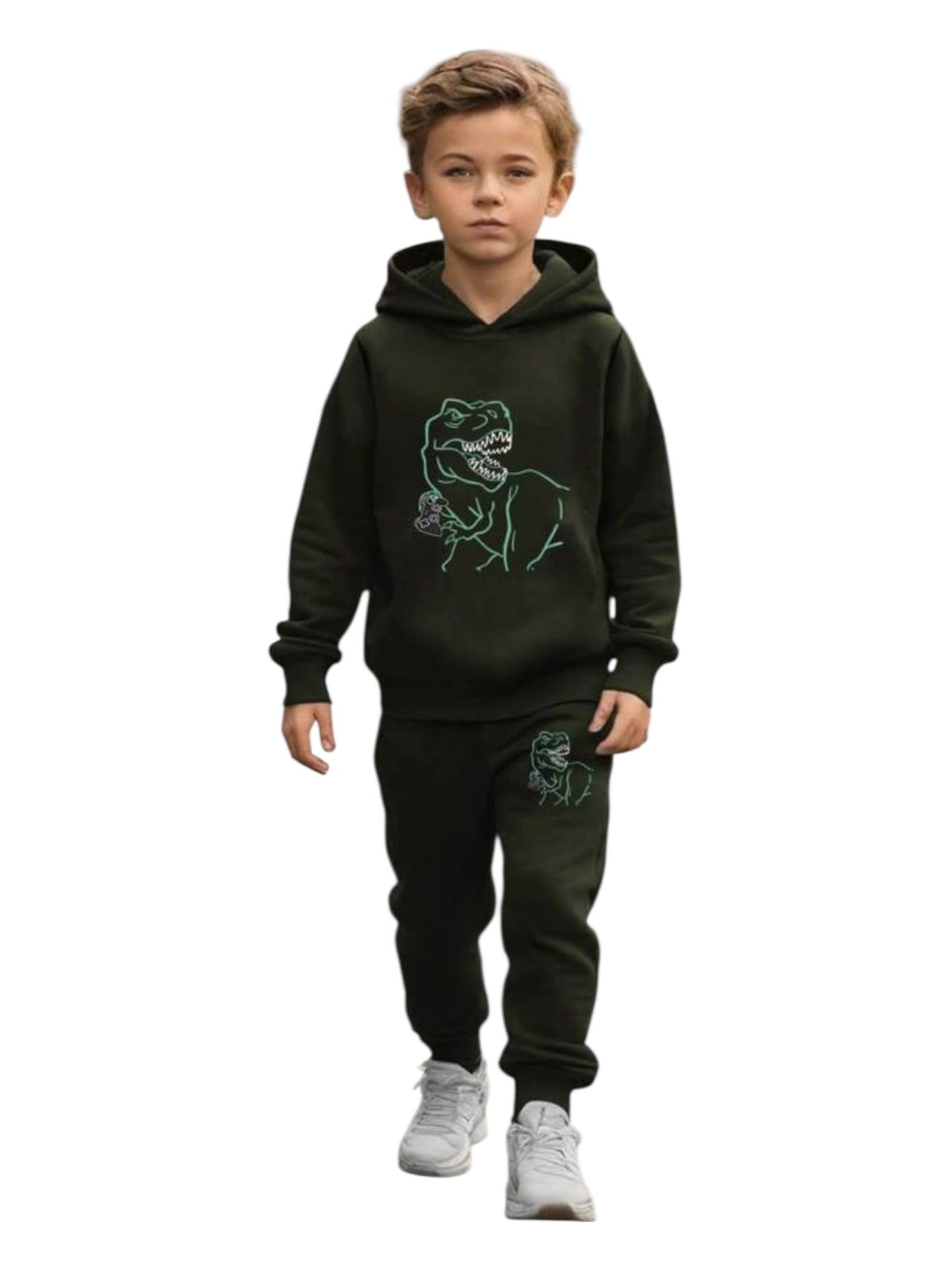 Green Dino boys sweats 2k5