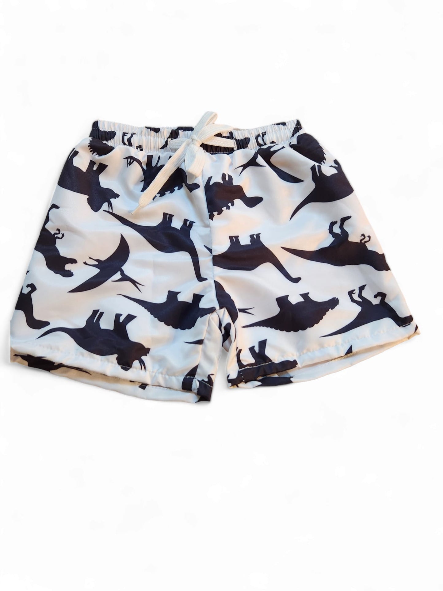 White dinosaur swim pant