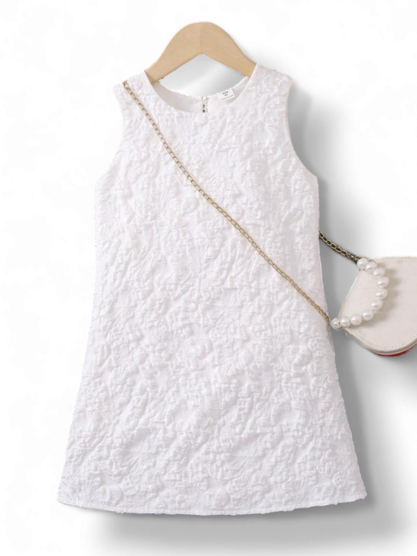 white fancy girl dress