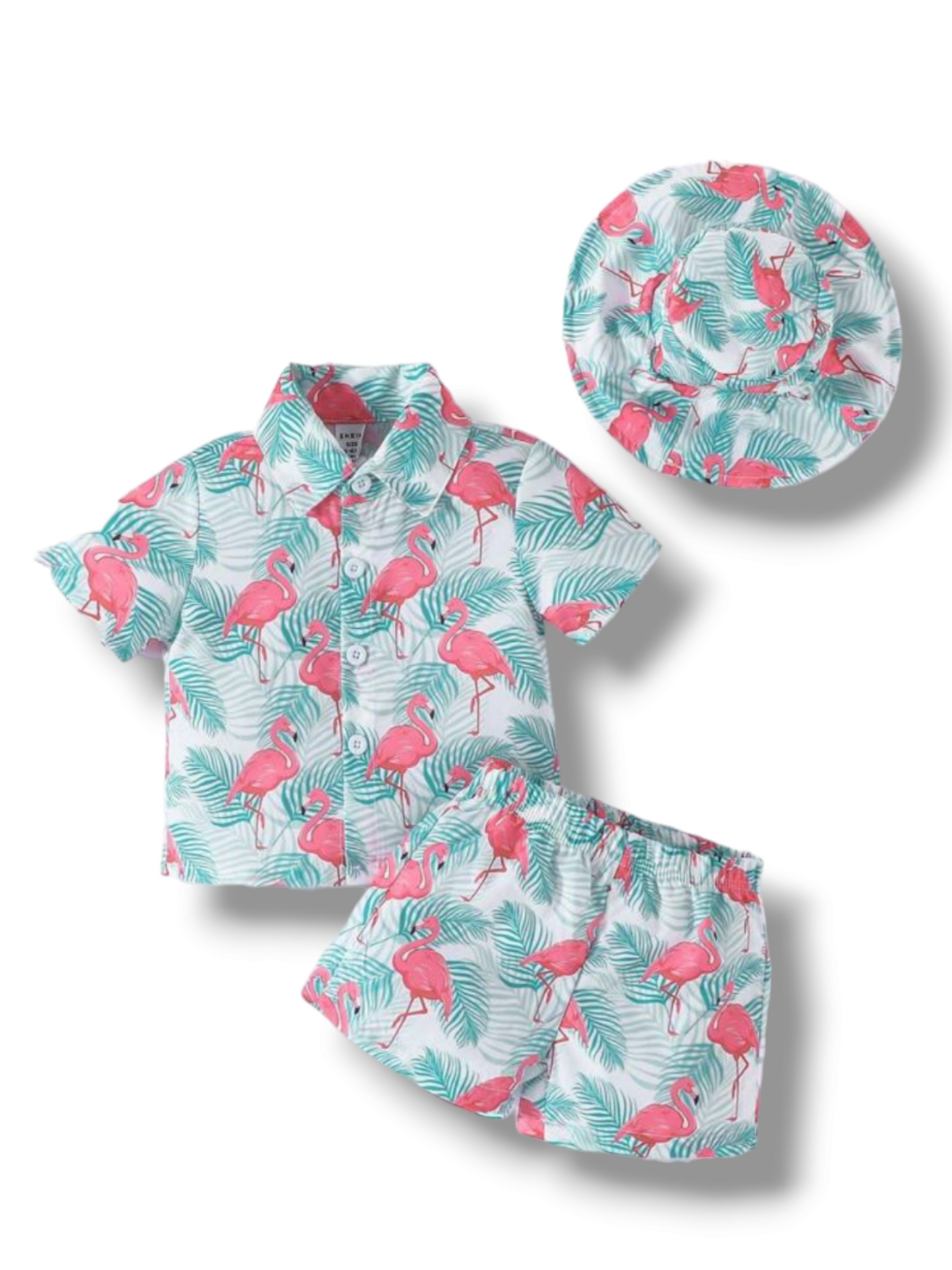 Flamingo 3 pc baby set