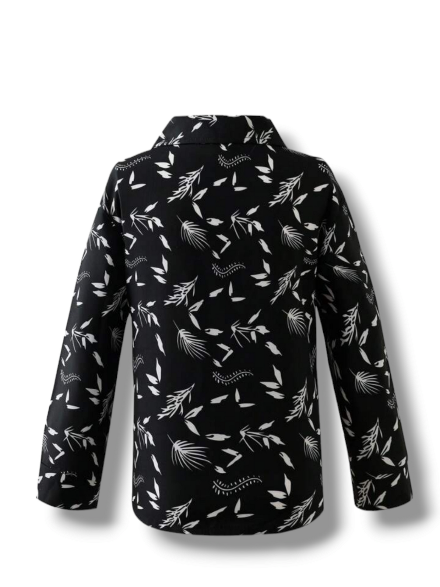 Long sleeve leaf print Boys shirt