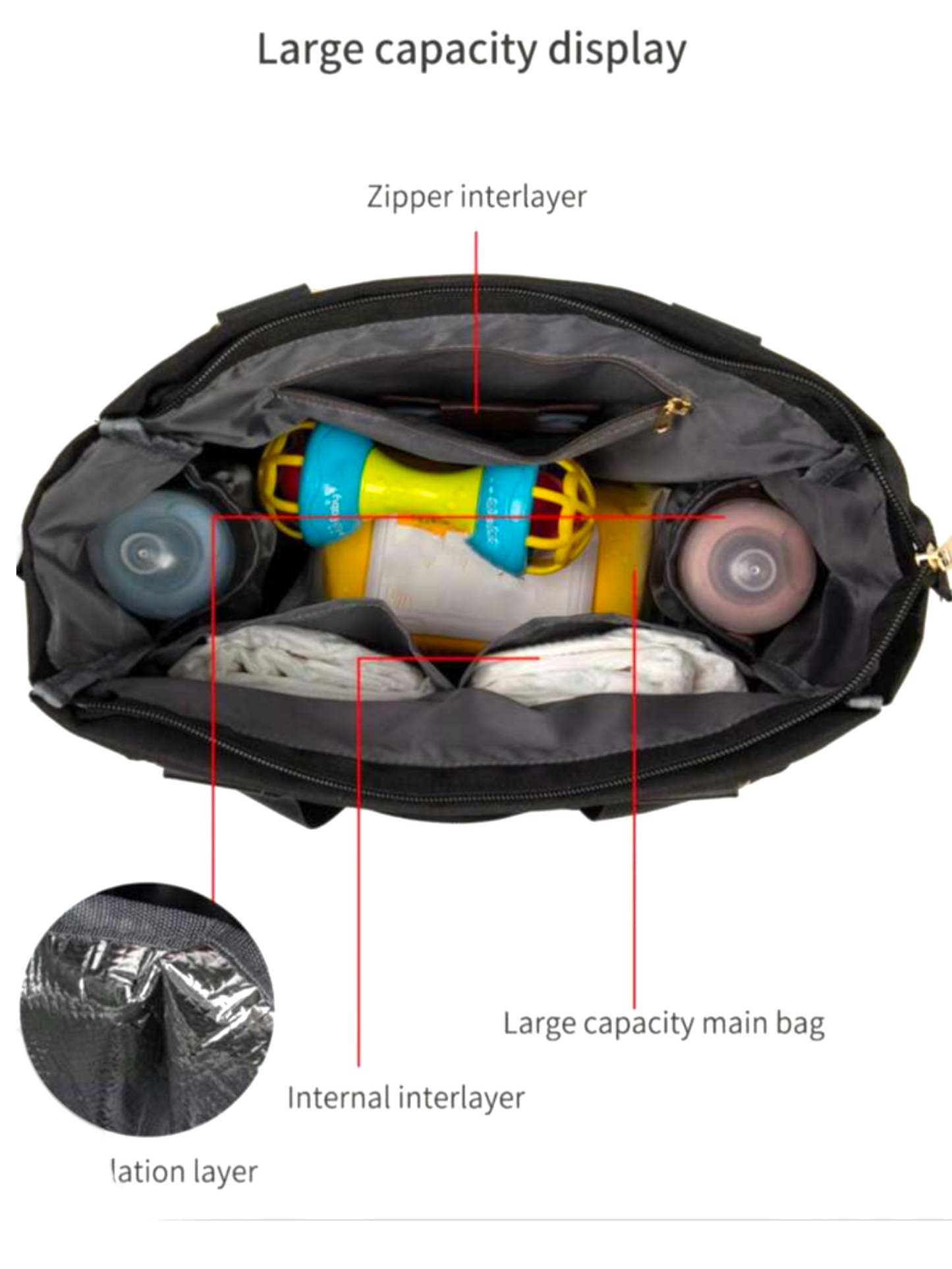 Le queen baby diaper bag