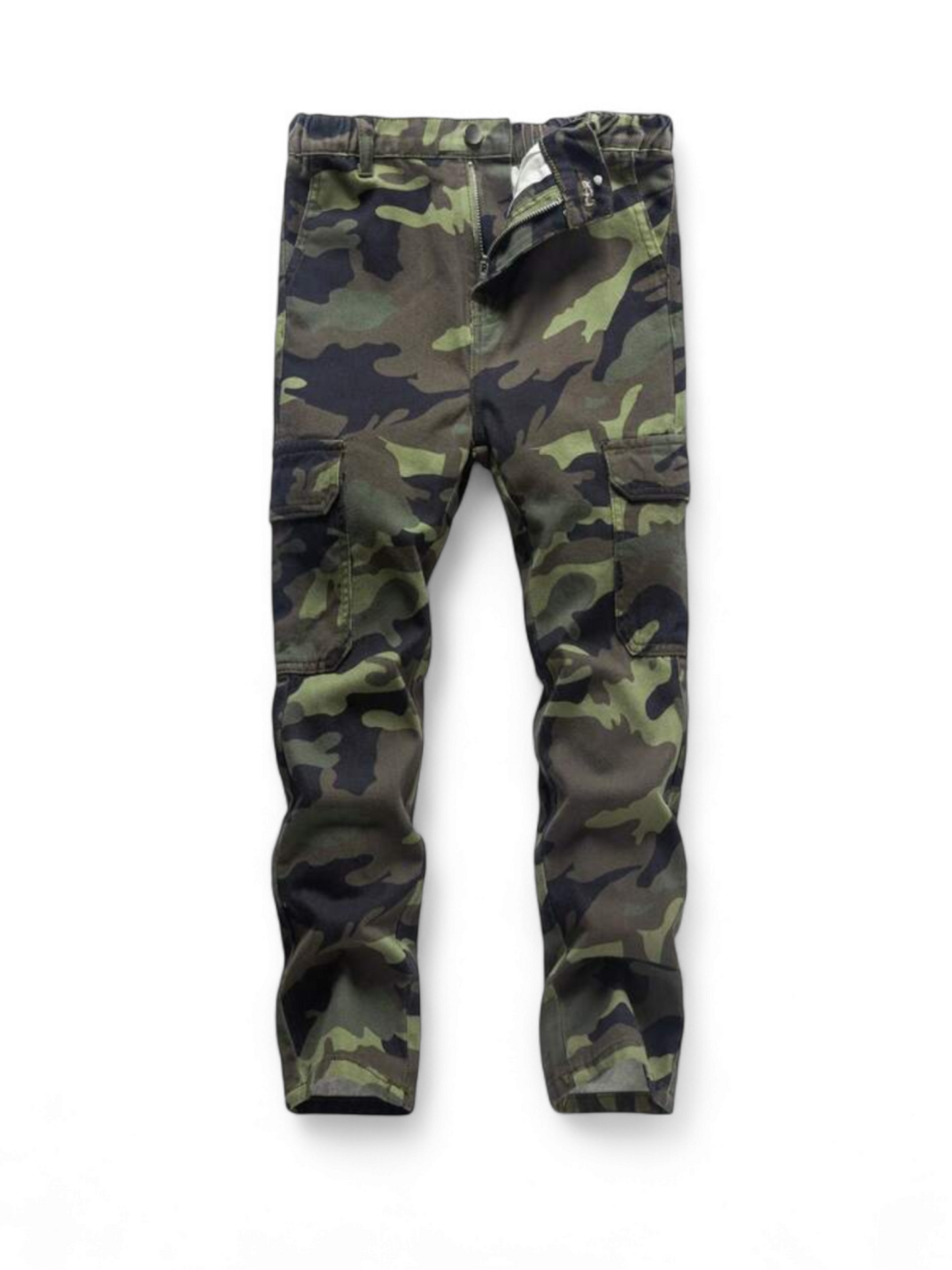 Camouflage long boy pants