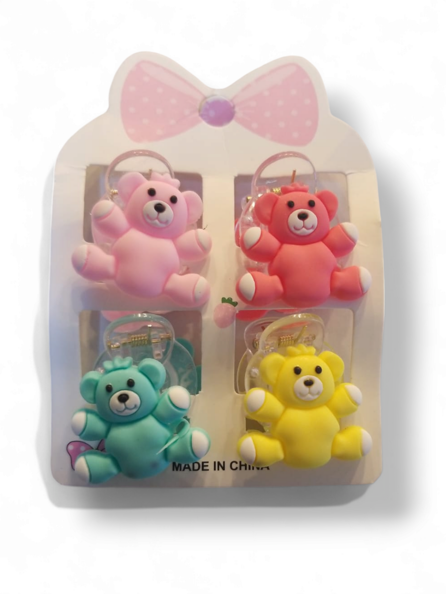 Mini bear baby hair clip