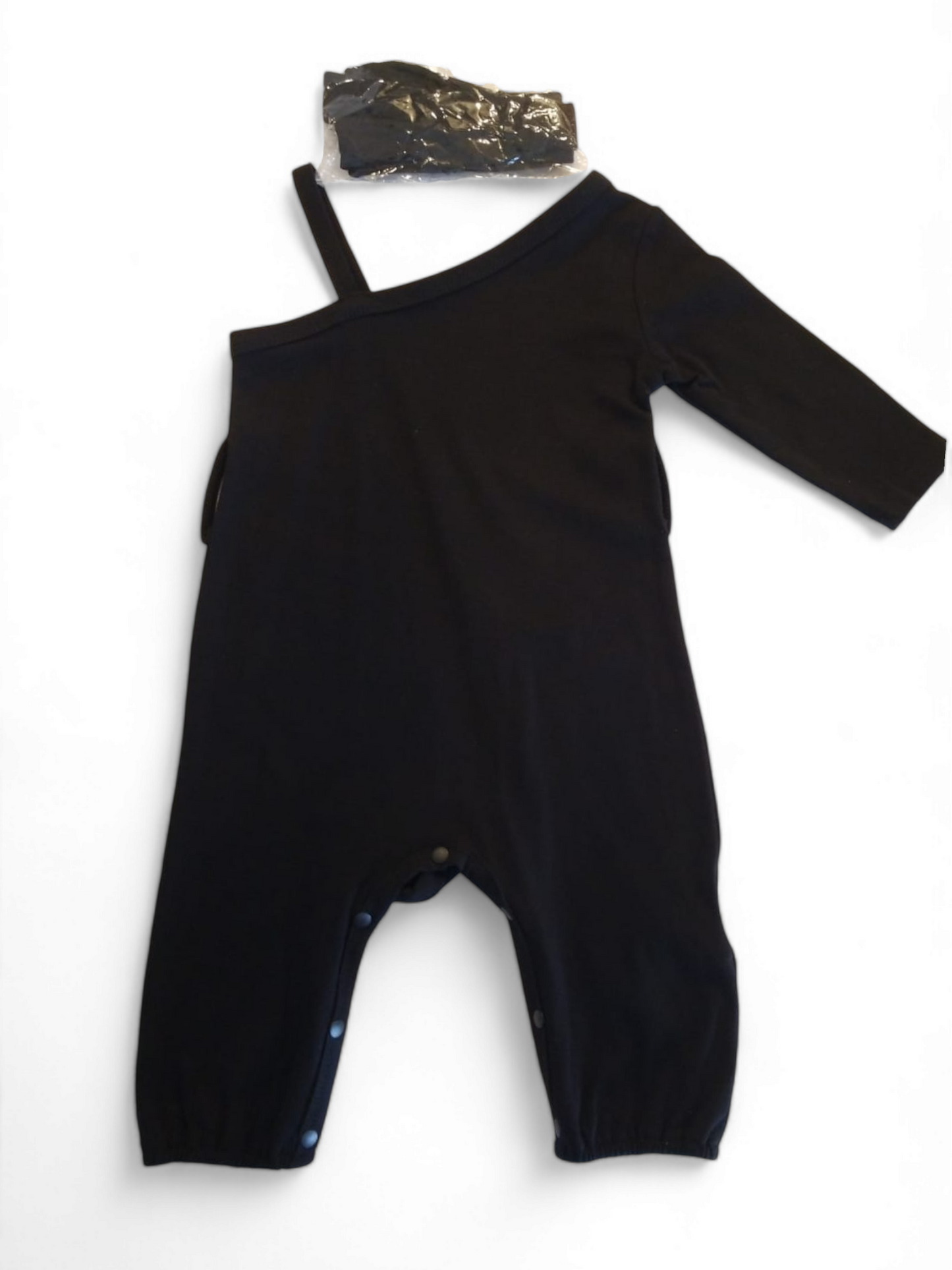 black baby dress Long pants romper/1 long sleeve
