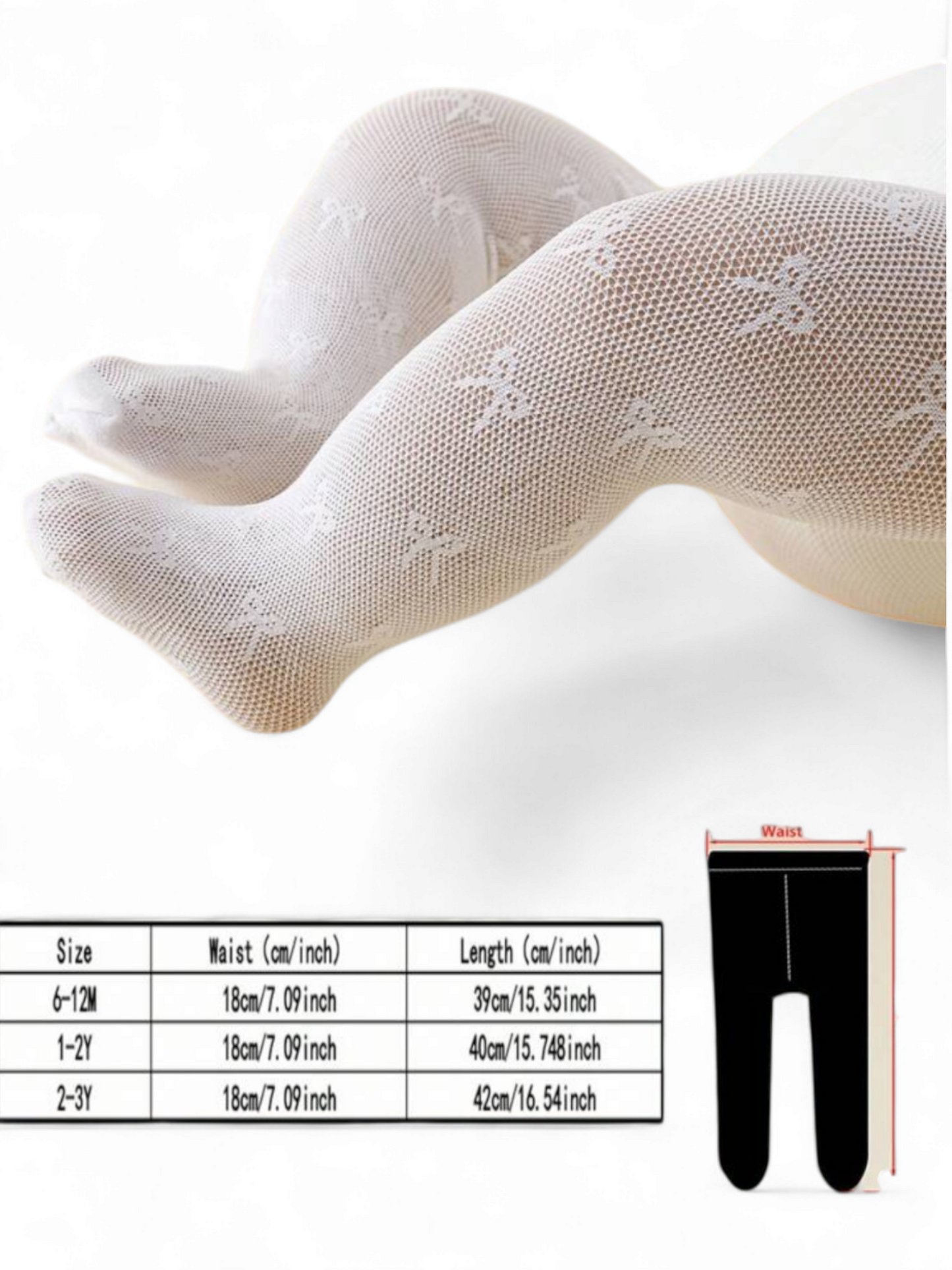 Baby cute bow stockings