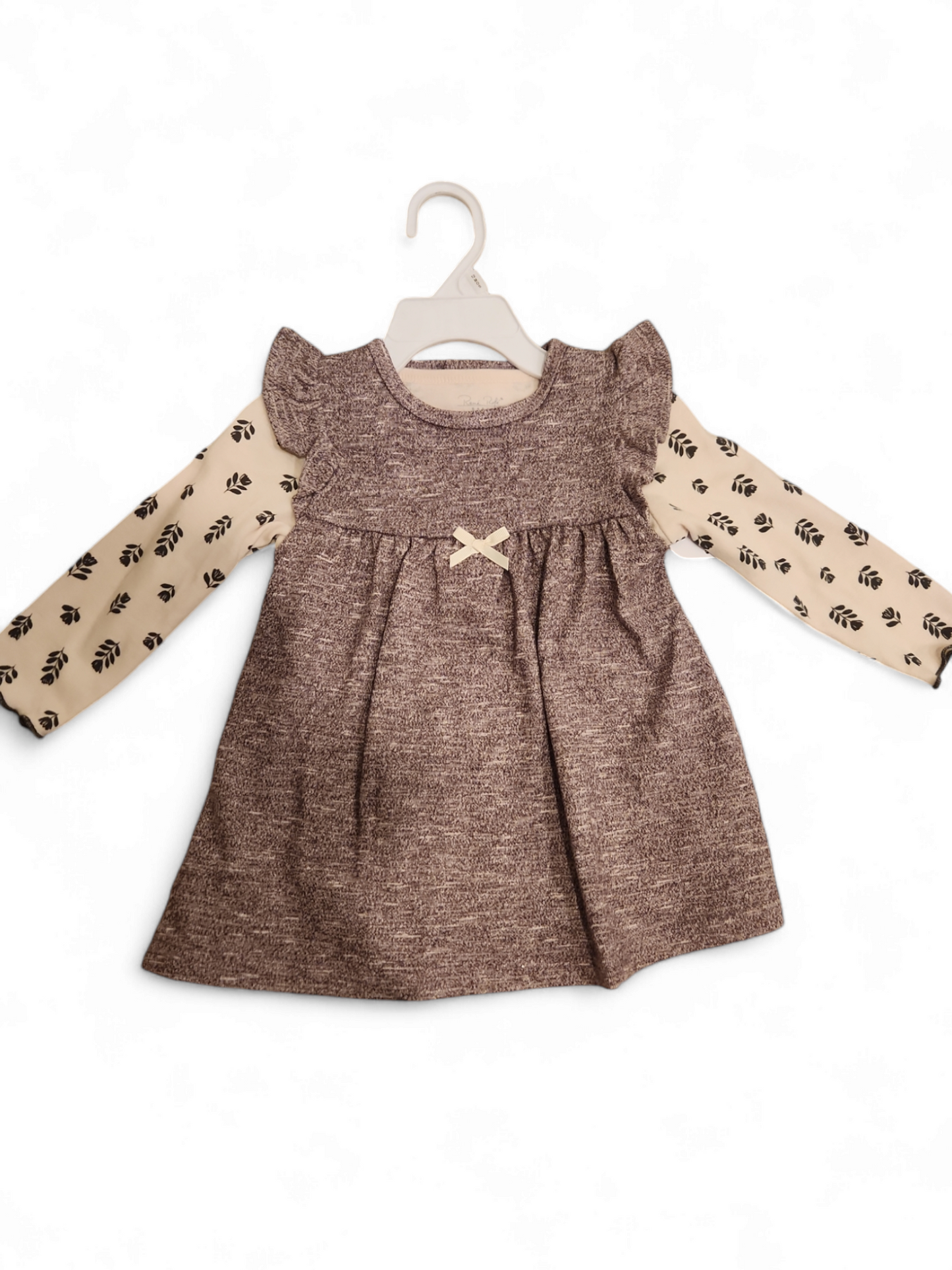 Rene fofe Baby long sleeve romper dress