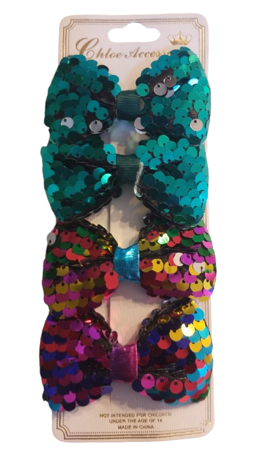 Small sequence hair clip