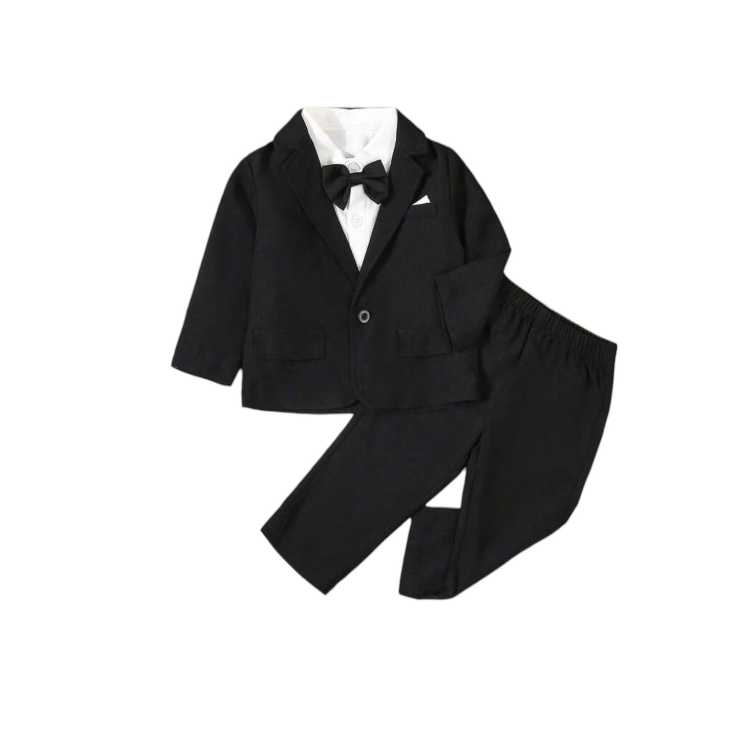 formal black 3pc baby set