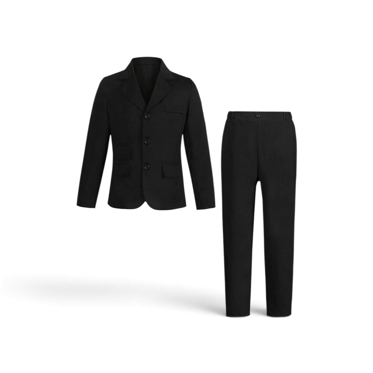 Black jacket pre teen boys 2pc formal set 2k6