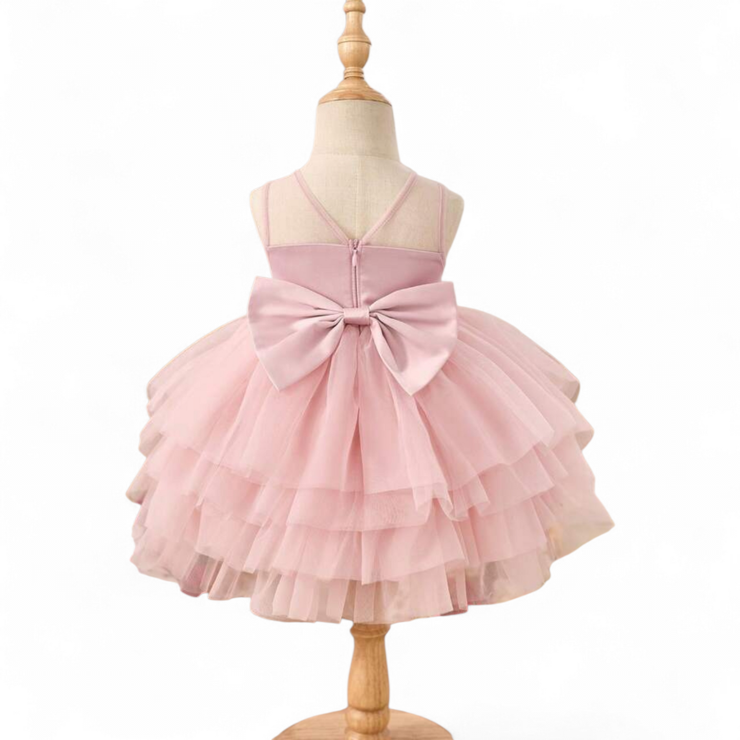 Baby Pink tulle formal dress 2k6