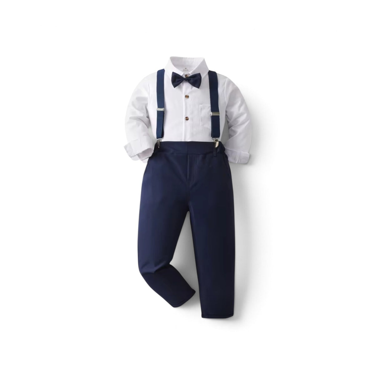 Royal blue boys suspender set 2k6