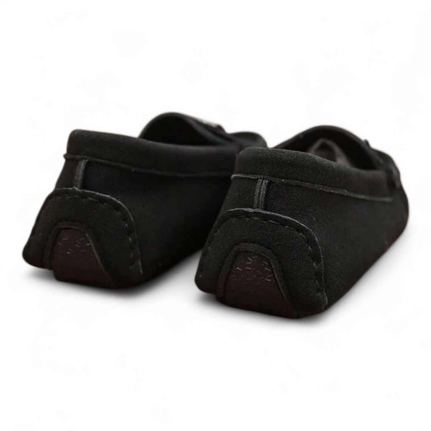 black loafer either silver buckle boys formal shoes