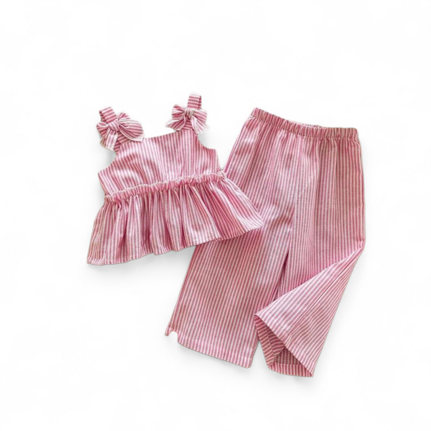 Pink &white stripe