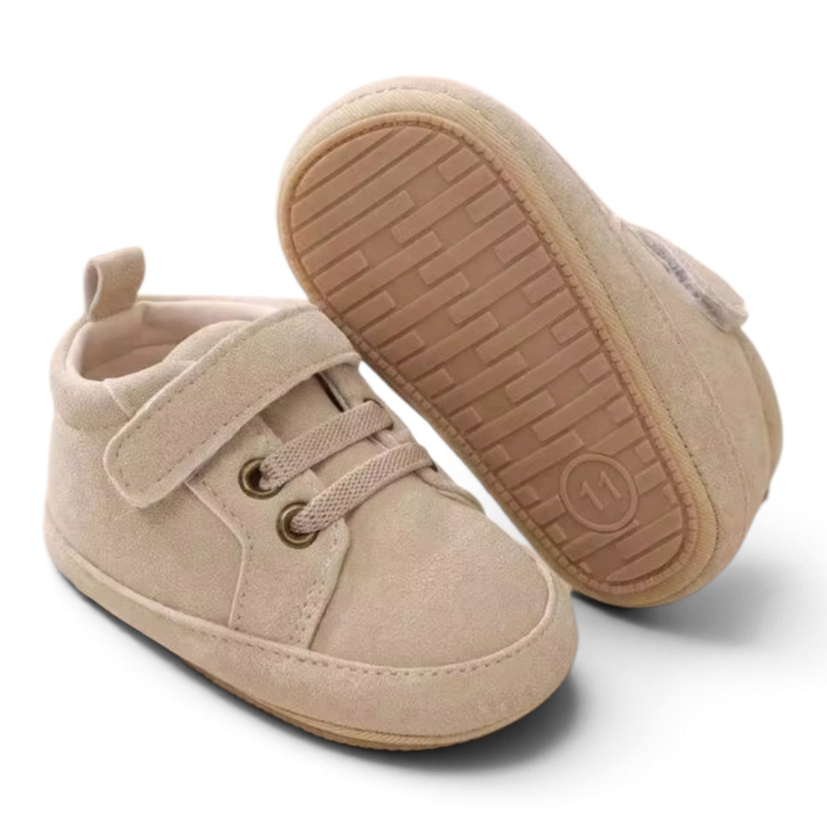 Beige baby boy sneakers shoes 2k6