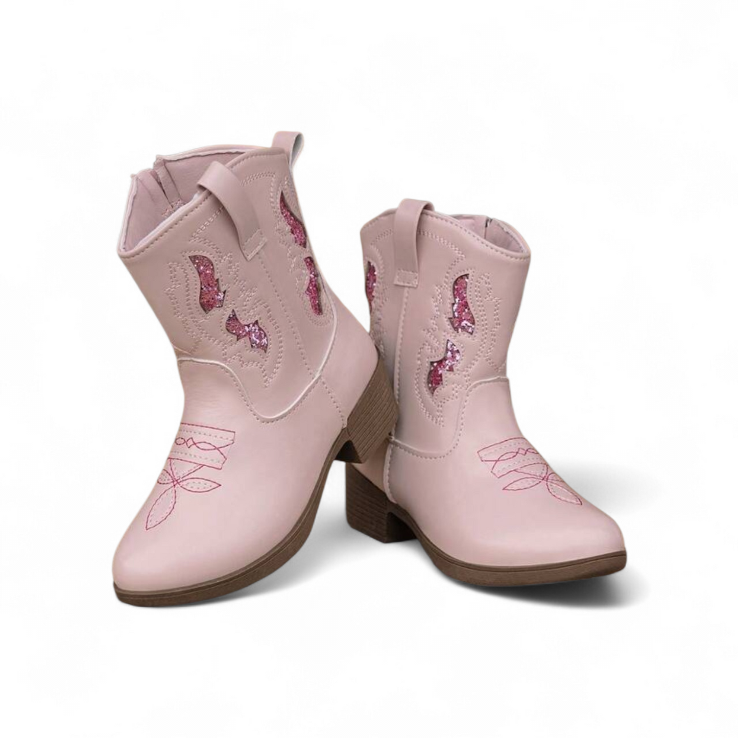 Light pink cowgirl boots