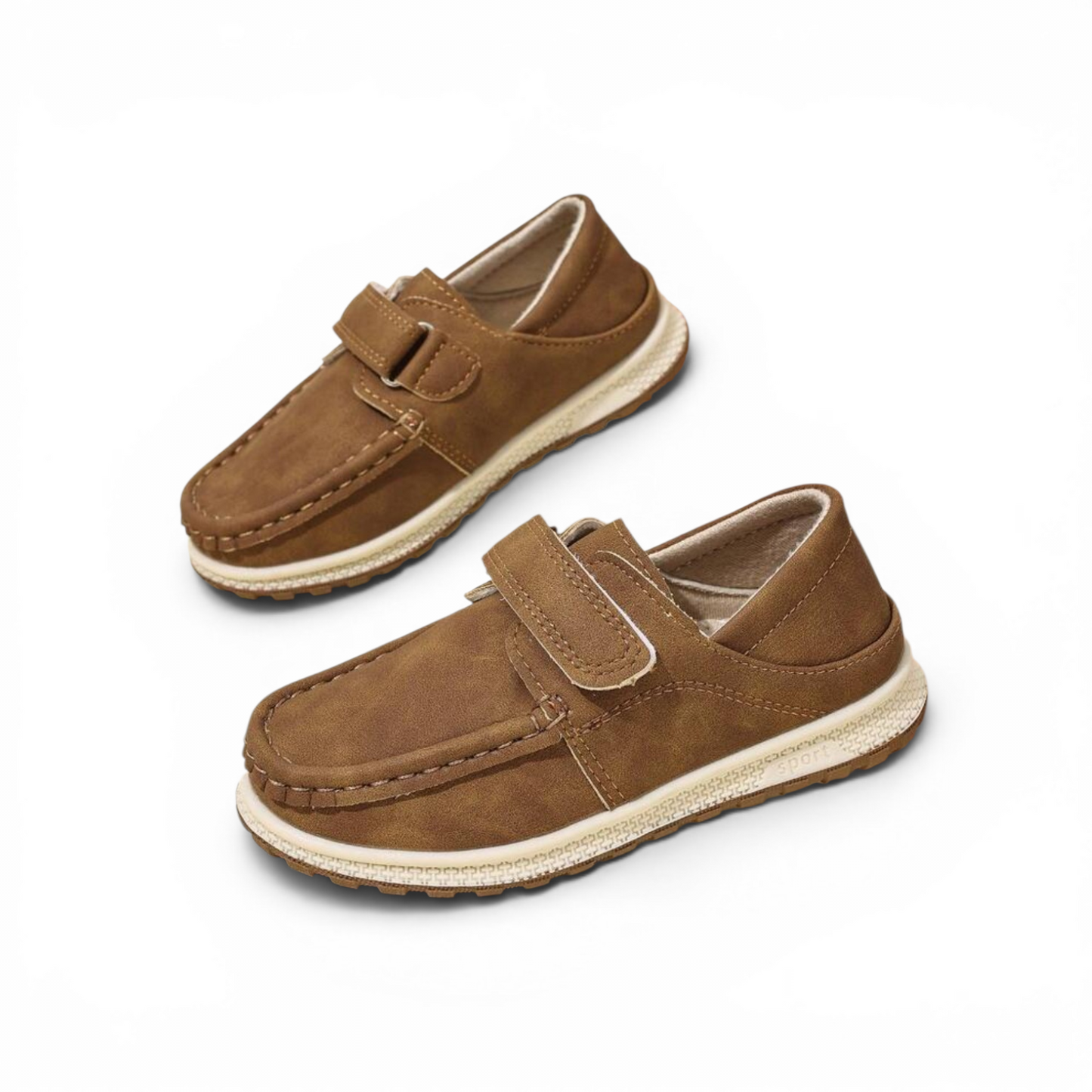 Boys brown loafer formal shoes 2k6