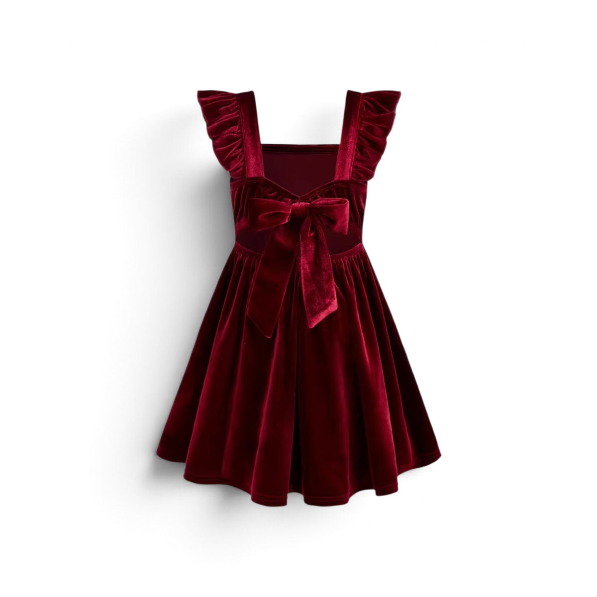 Burgundy girls dress 2k6