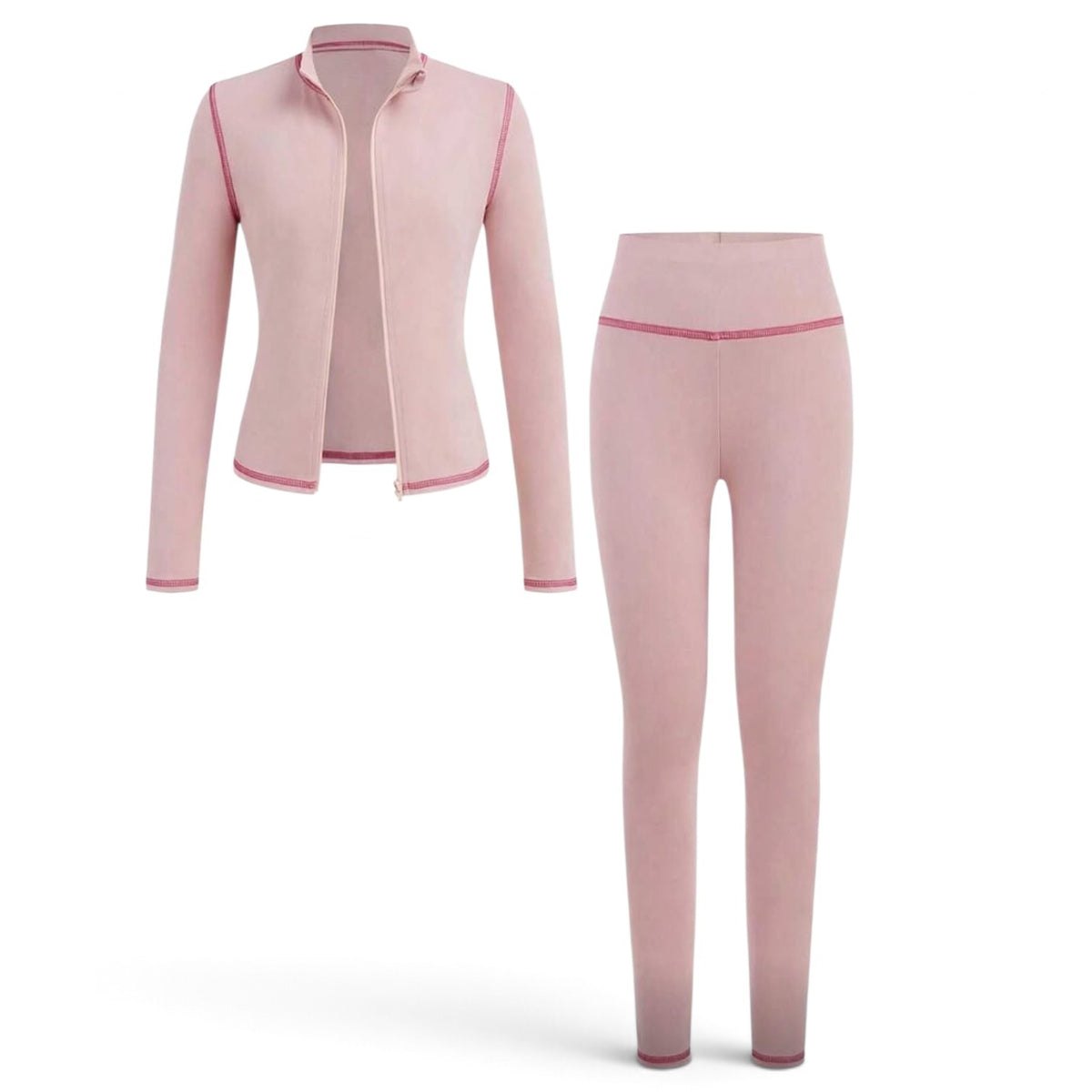 Pre teen Pink cotton girls track set