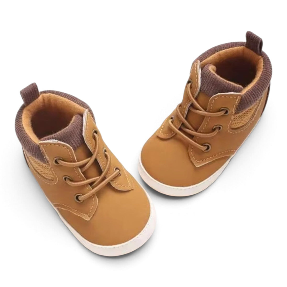 Tan brown baby boy shoes
