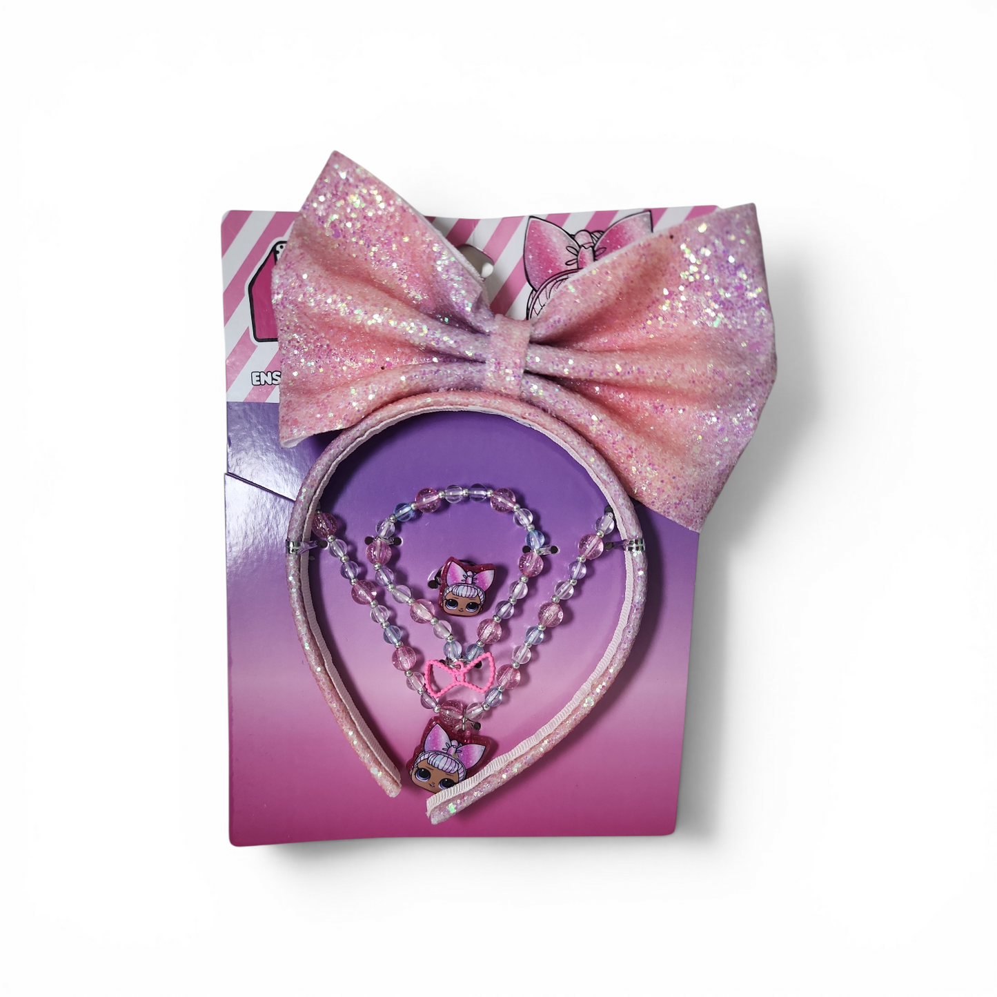 Lol doll surprise jewelry headband set