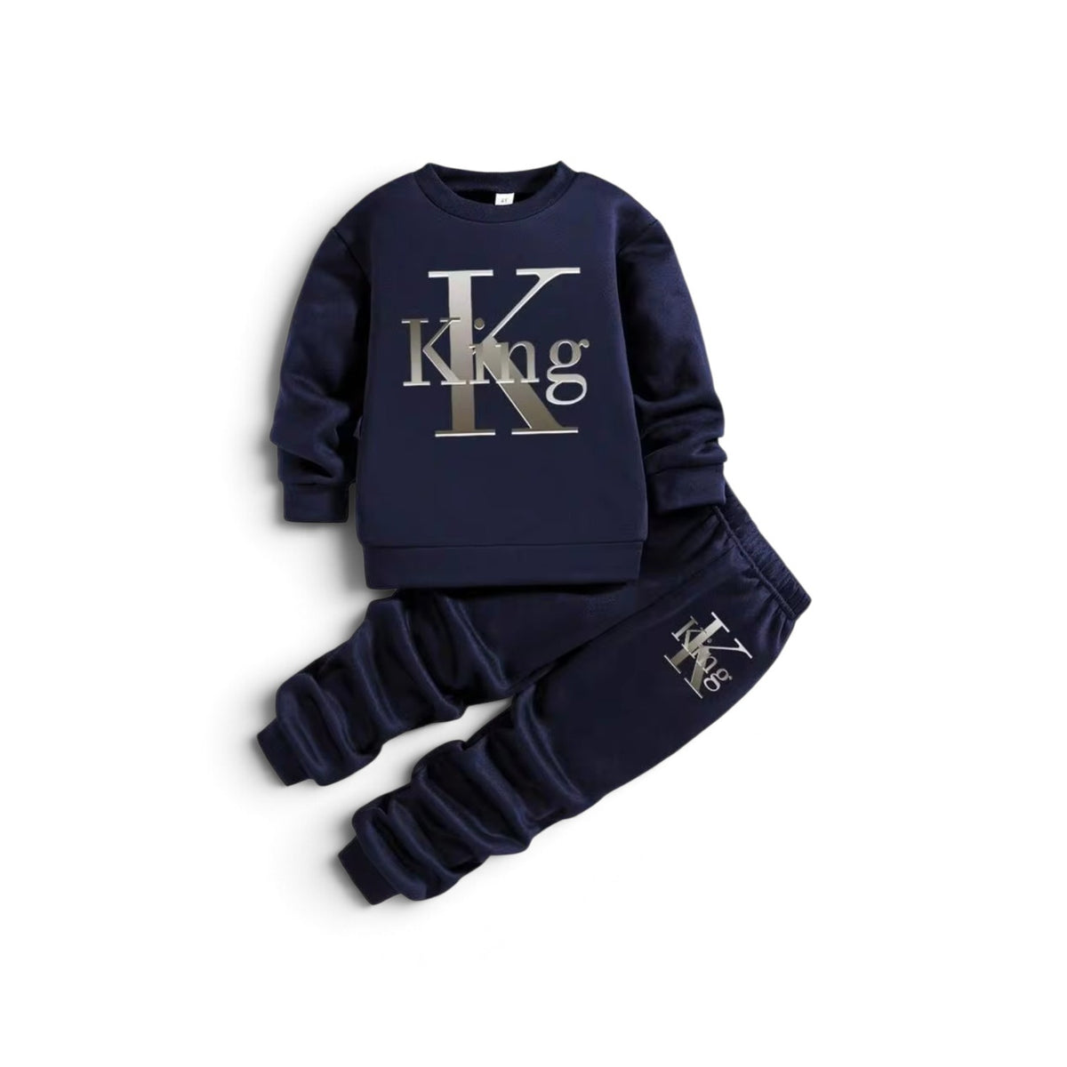 King blue boys sweats set