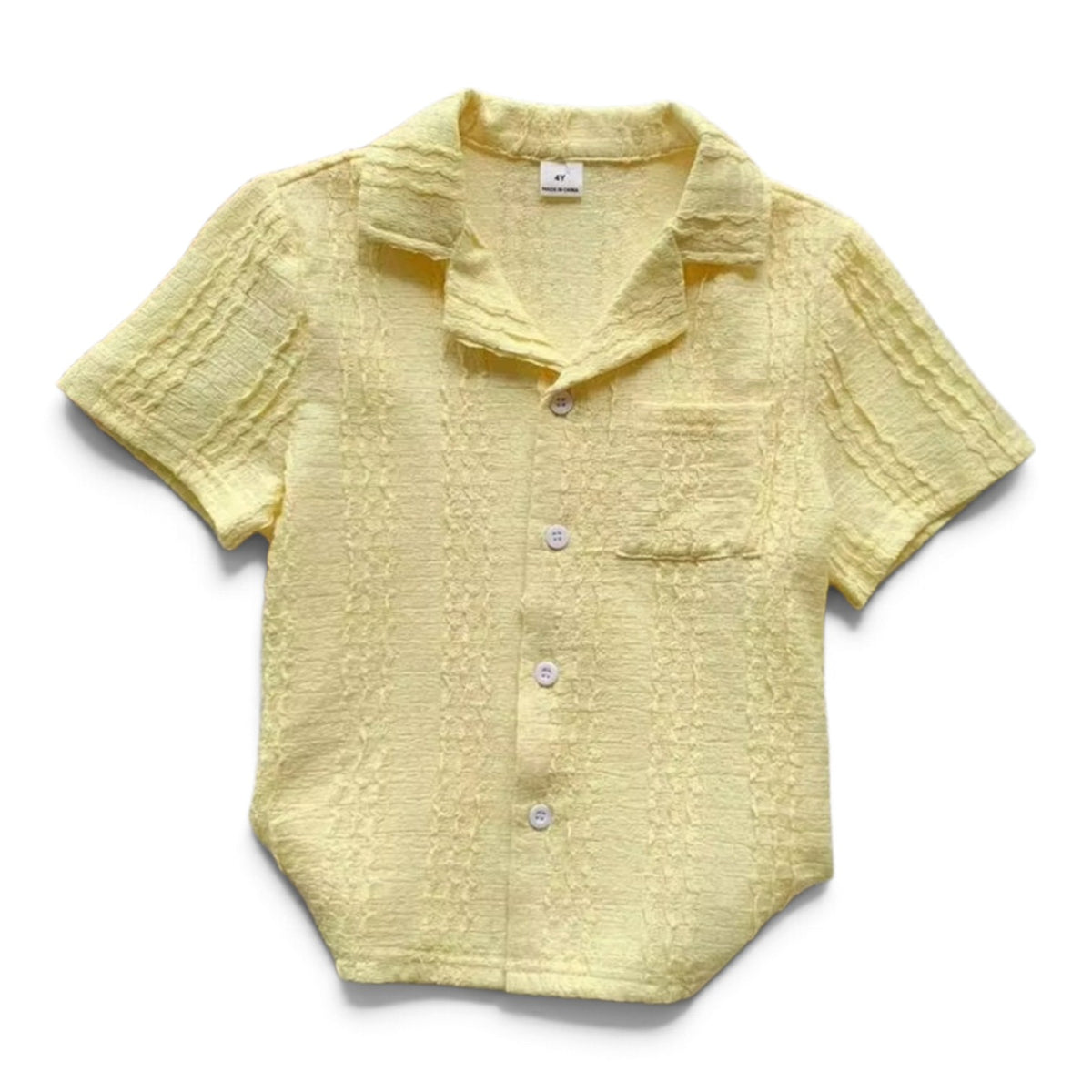 Yellow boys shirt