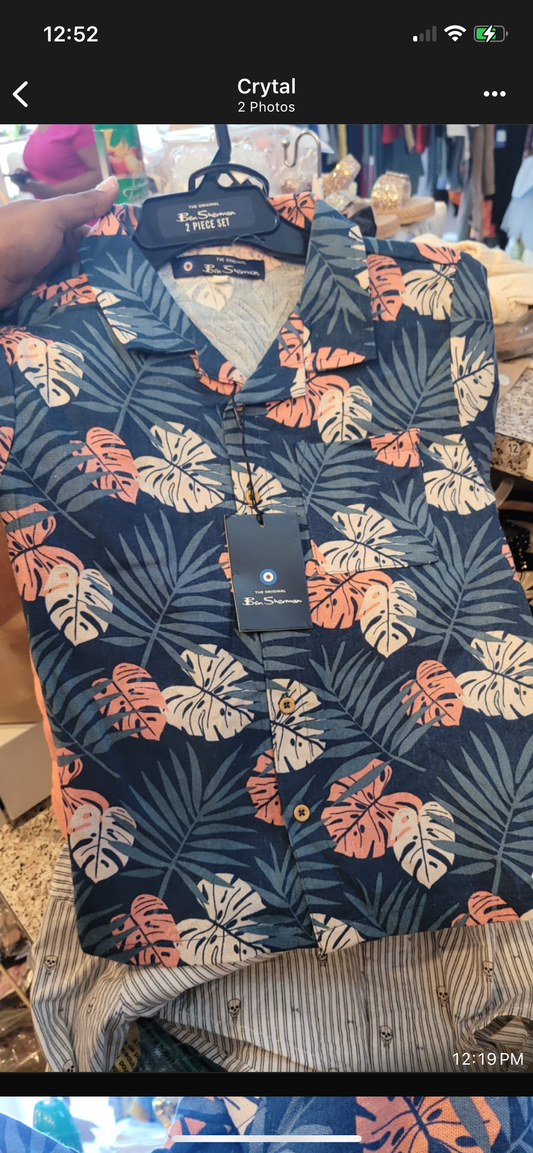 Ben Sherman tropical boy set