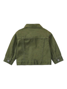 Green baby jeans jacket 2k5