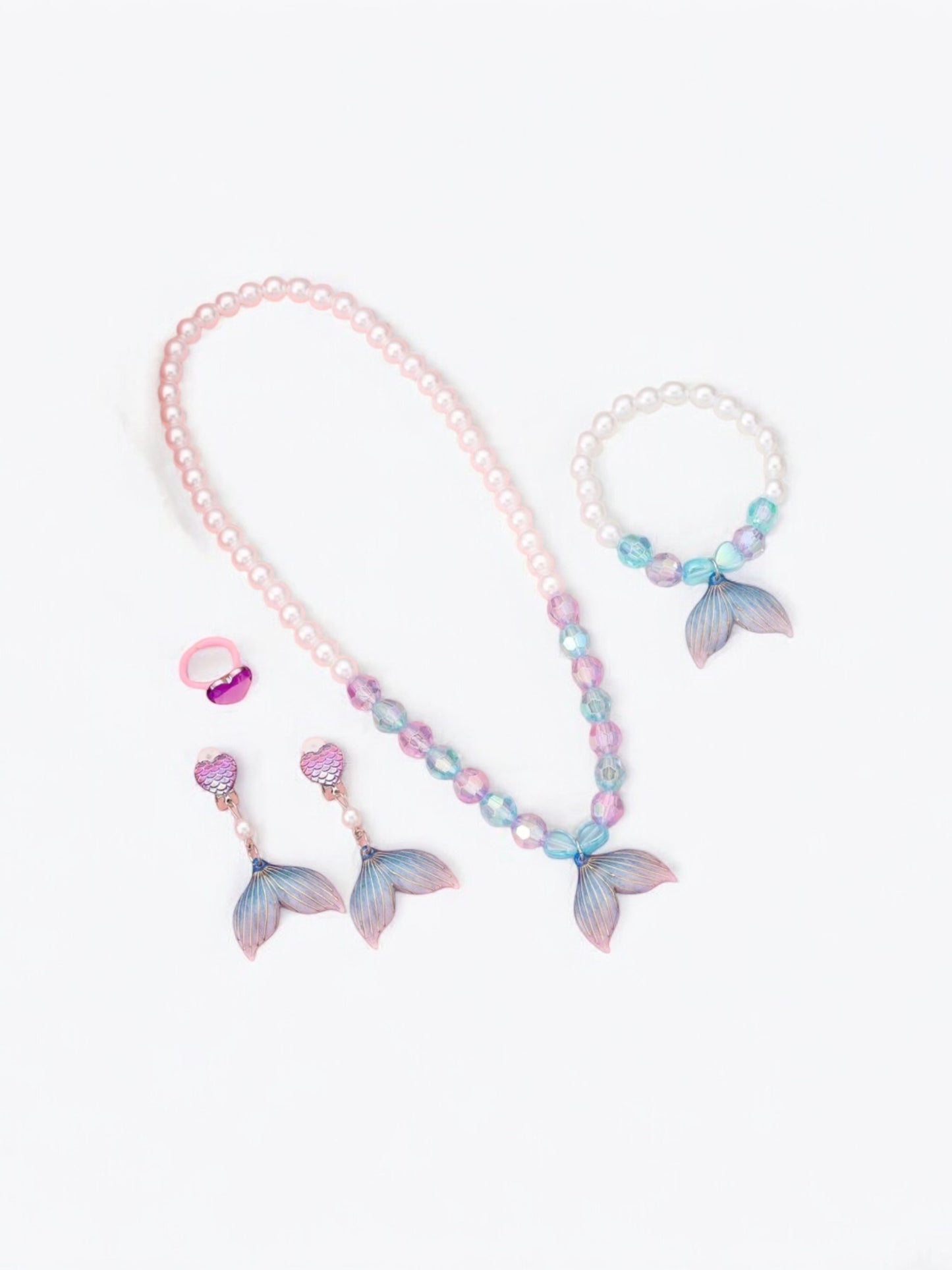 Beach jewelry pearl set