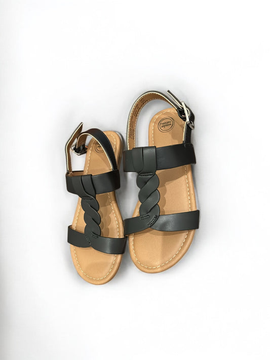 Girls Wonder nation black sandals