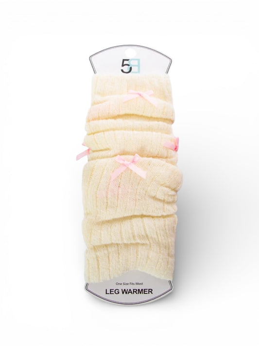 5b beige leg warmers